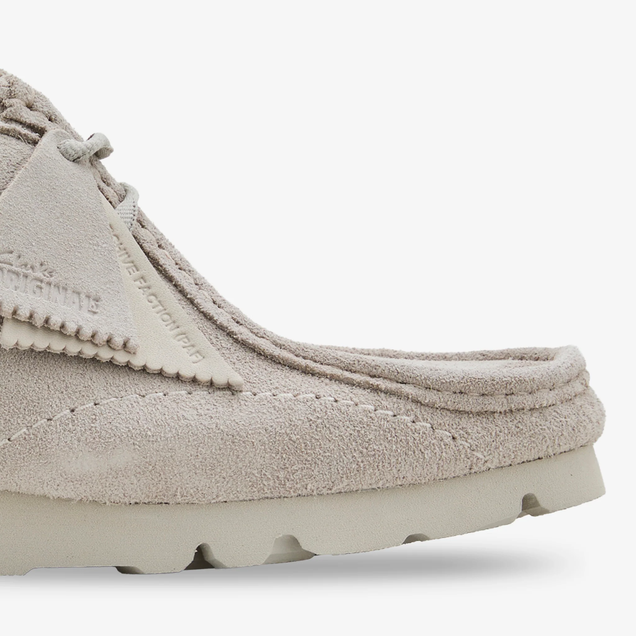 Post Archive Faction (PAF) x WallabeeBT Beige Suede - Image 4