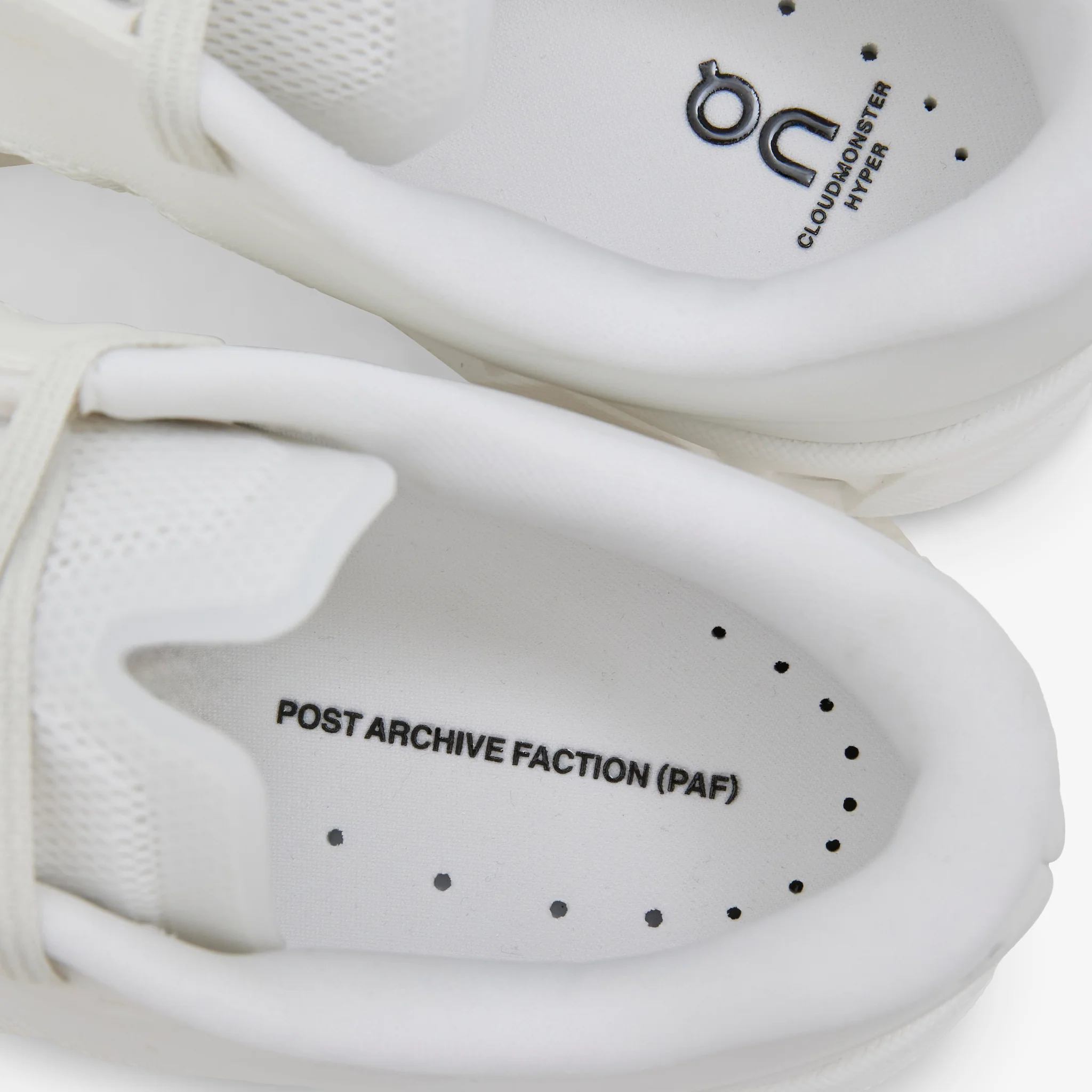 Post Archive Faction (PAF) x Women's Cloudmonster Hyper White | White - Image 5