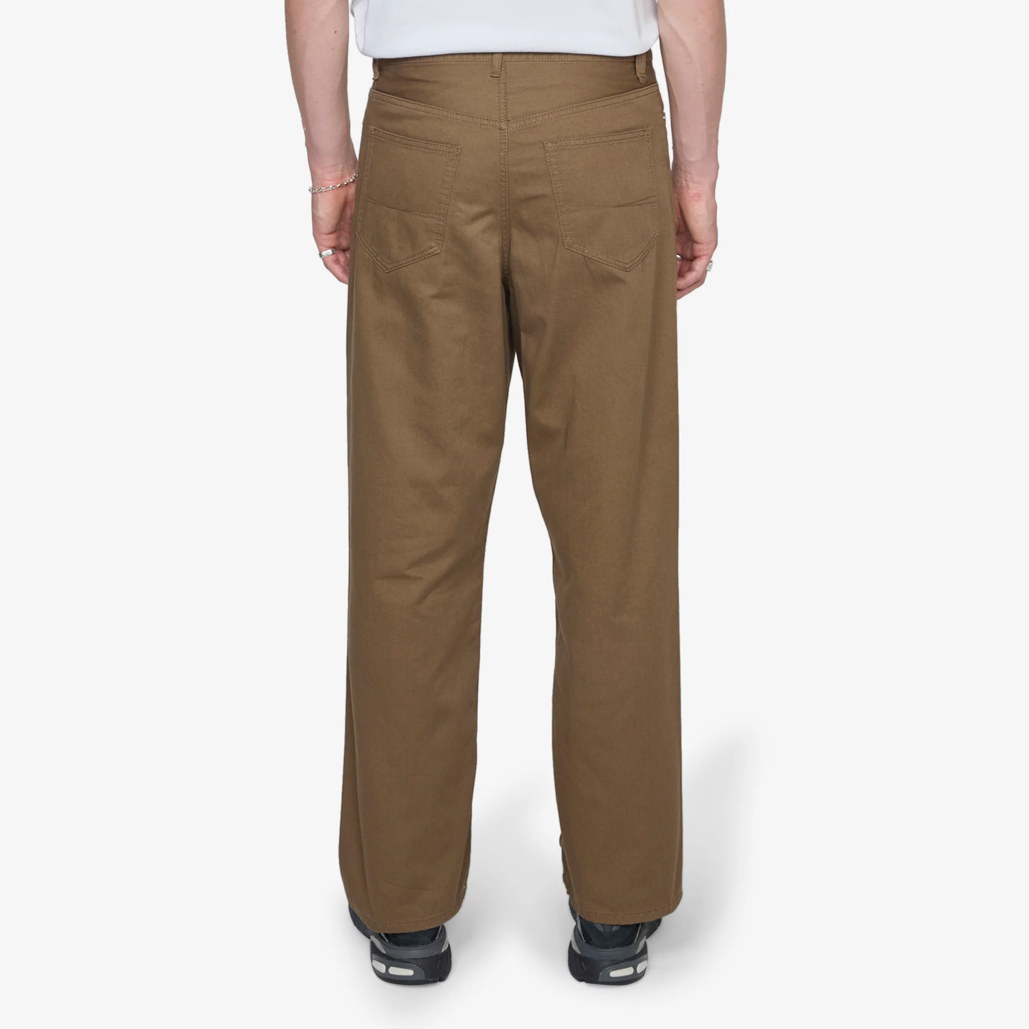 Robson 5-Pocket Twill Pant Brown - Image 3