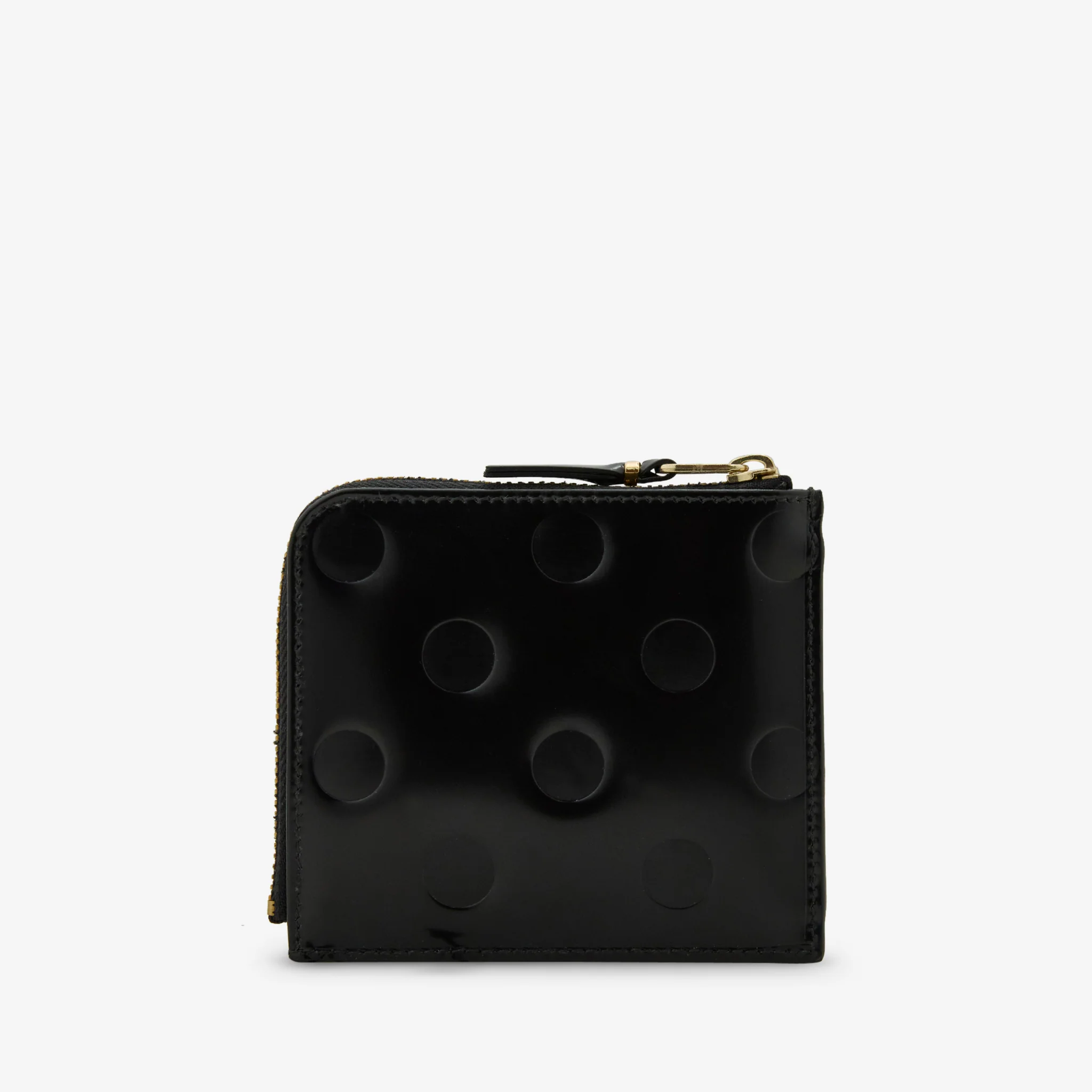SA3100NE Polka Dots Embossed Wallet Black - Image 2
