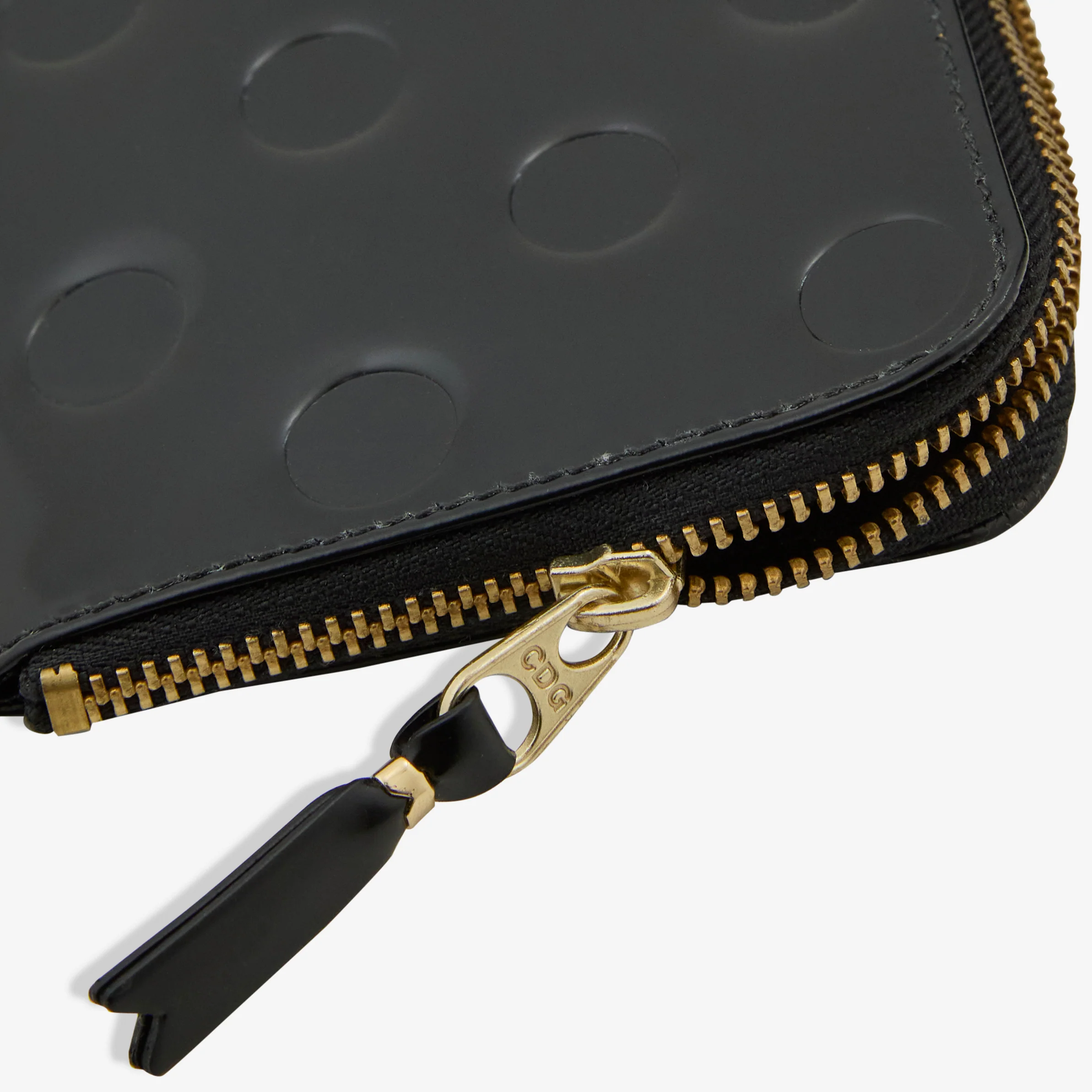 SA3100NE Polka Dots Embossed Wallet Black - Image 4