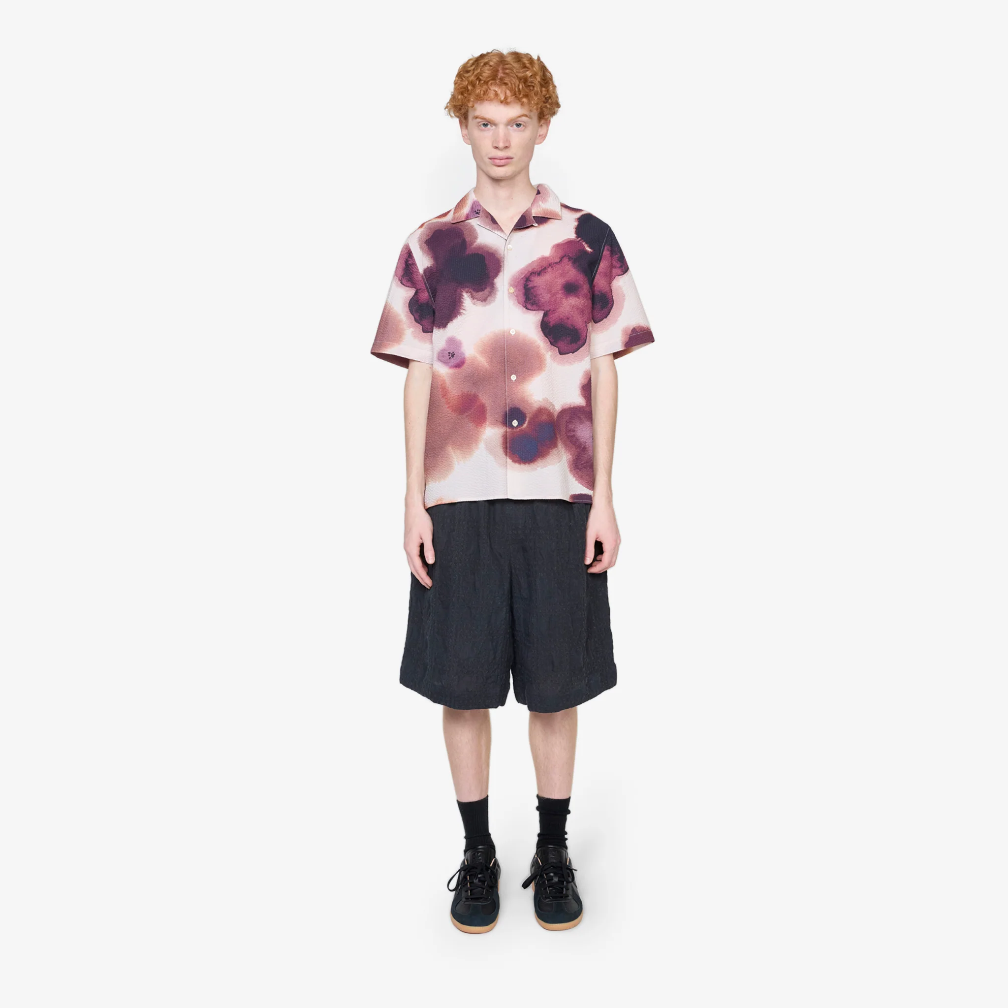 Saleh Shorts Faded Black Seercheck - Image 4