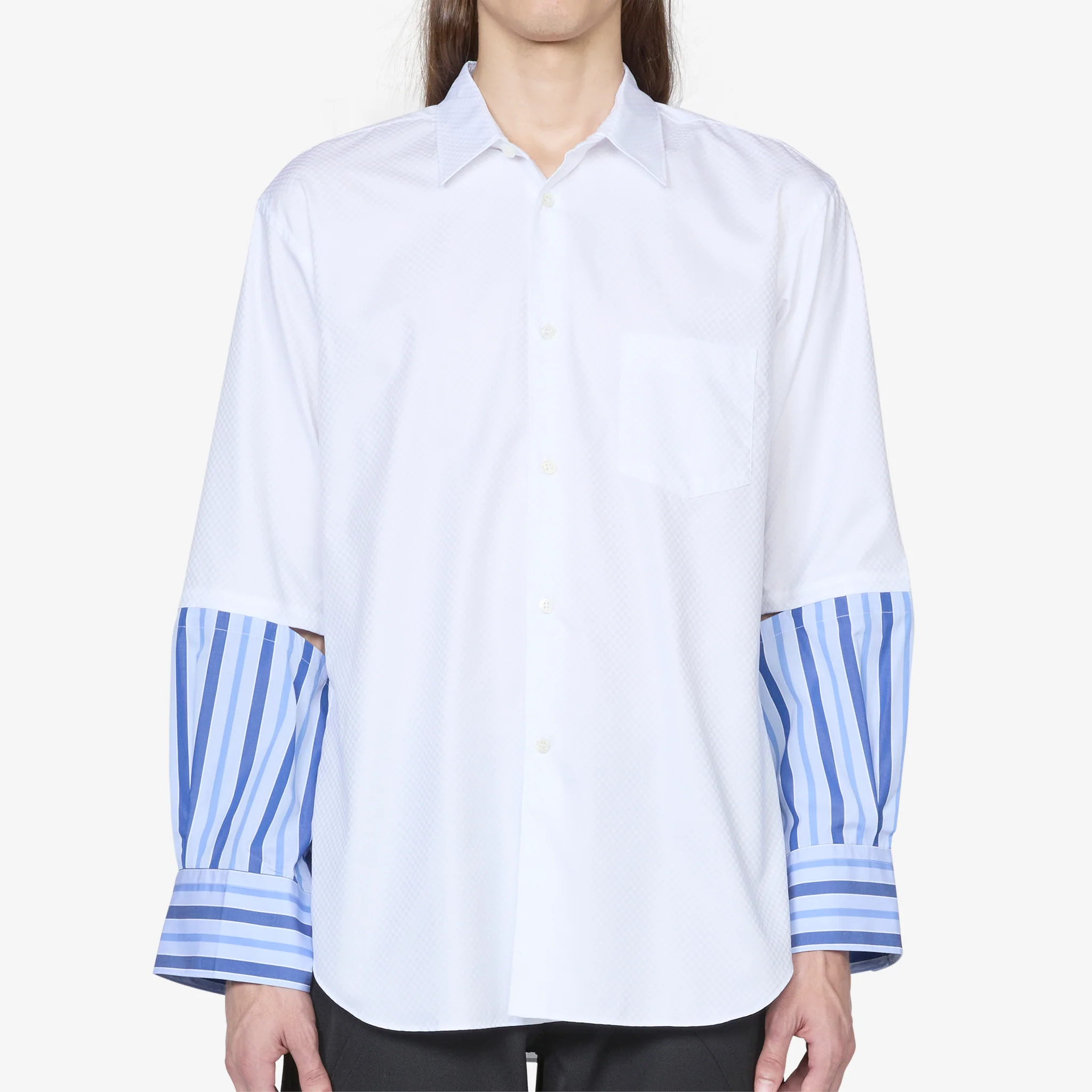 Shirt White | Stripe - Image 3