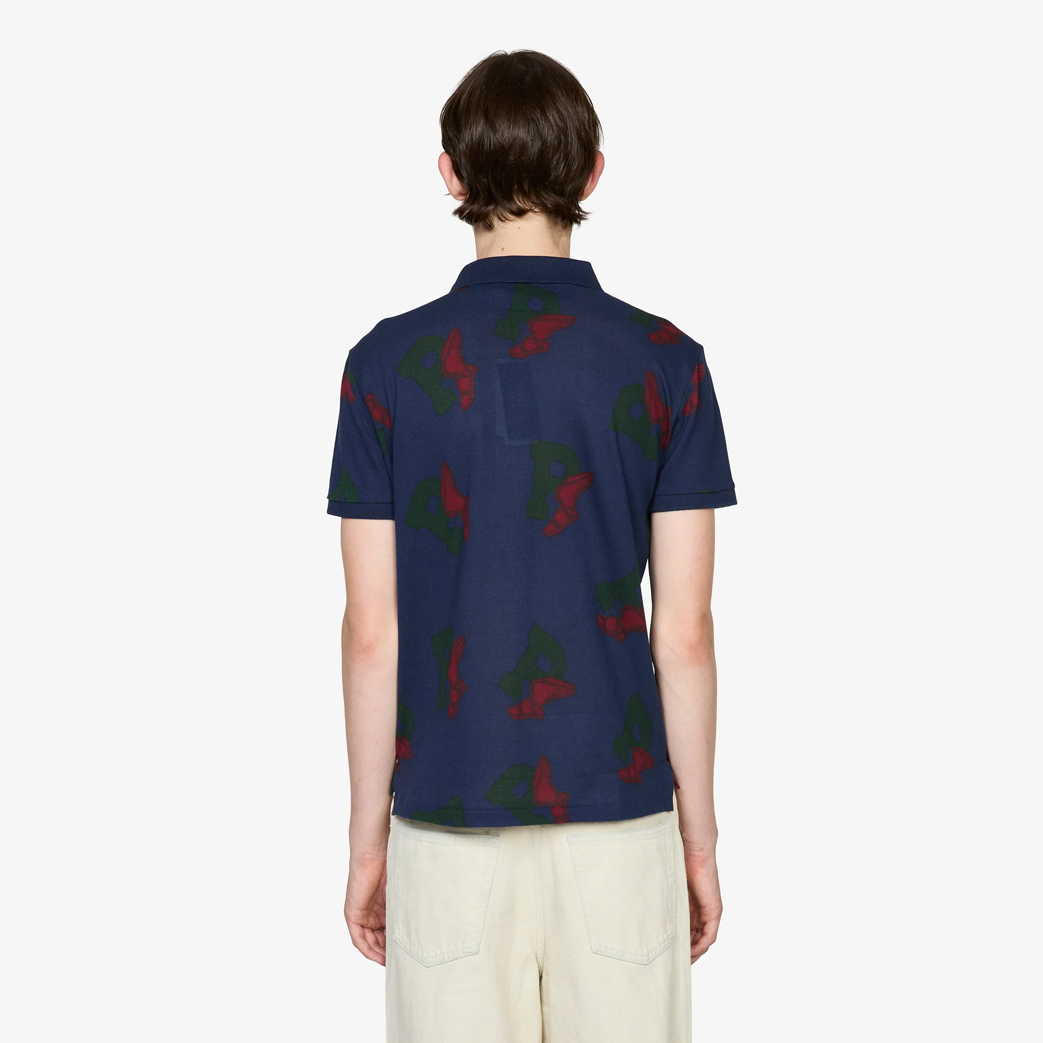 Short-Sleeve Polo Shirt 6796 Sketched P-Wing Toss - Image 3