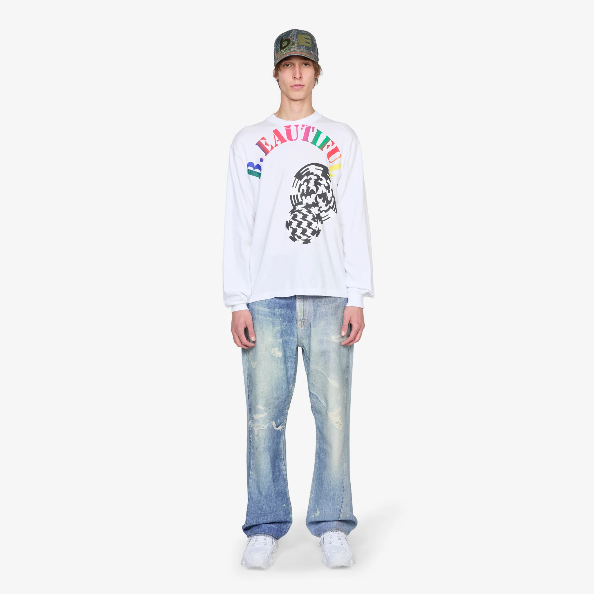 Silhouette Longsleeve T-Shirt White - Image 4