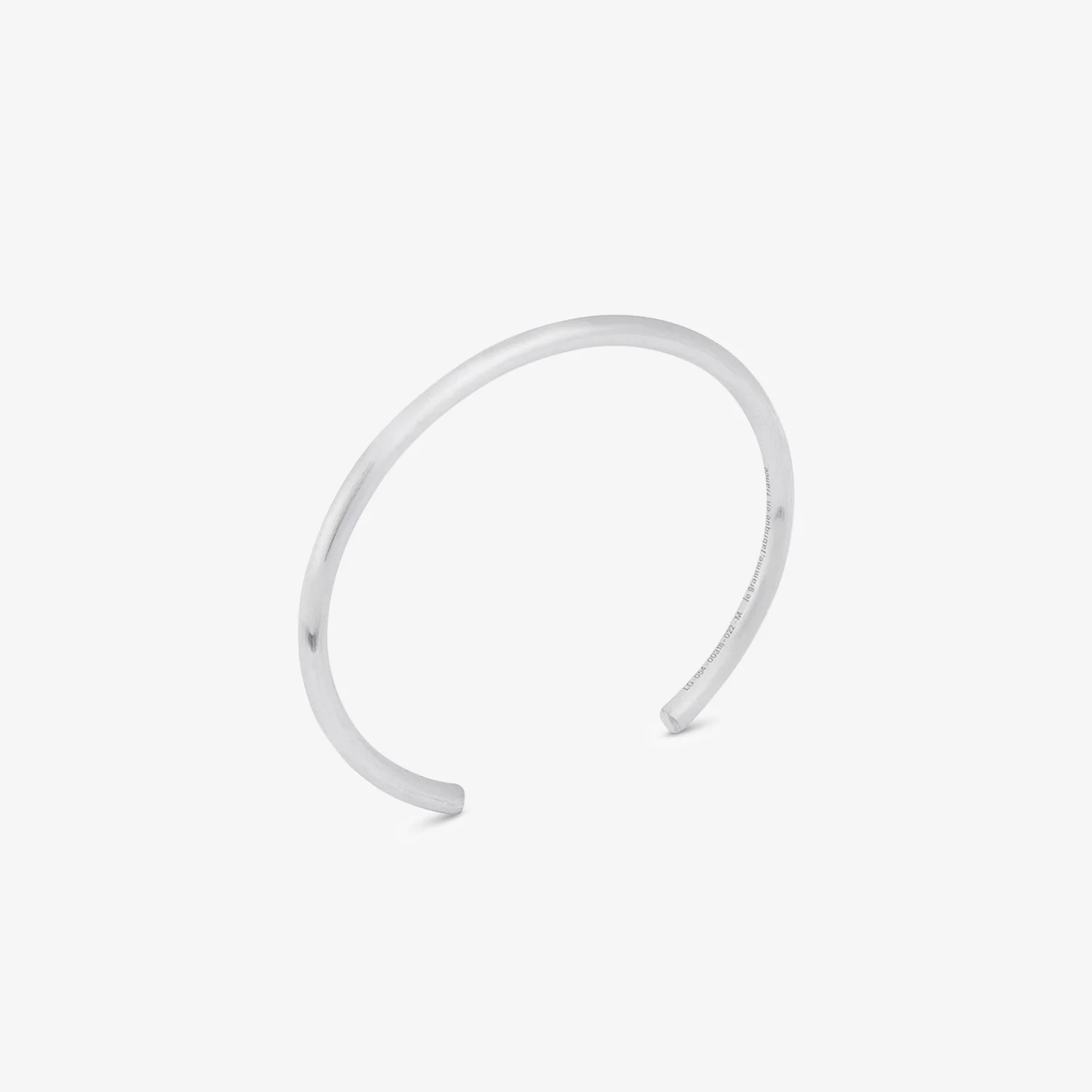 15g Brushed Sterling Silver Bangle Bracelet - Image 3