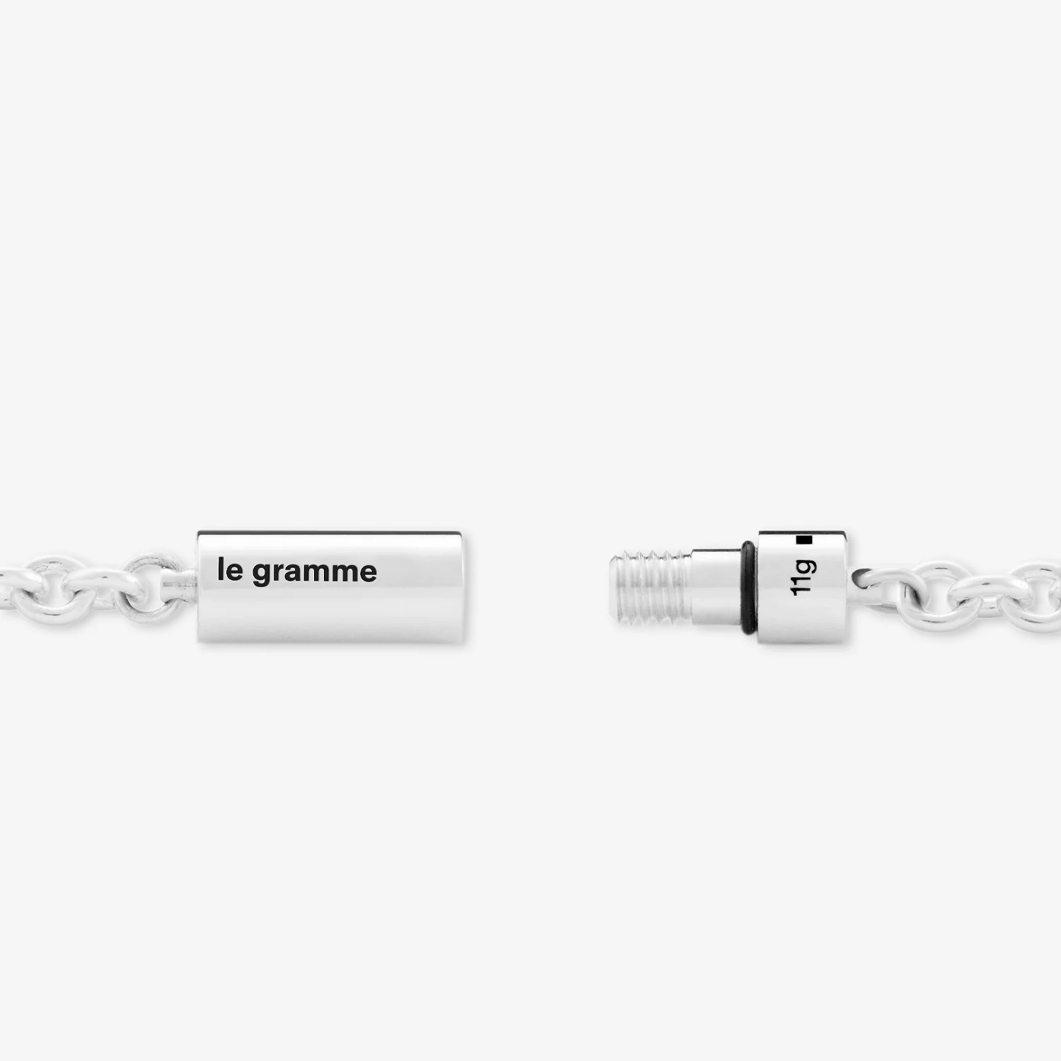 11g Polished Sterling Silver Chain Cable Bracelet - Image 3
