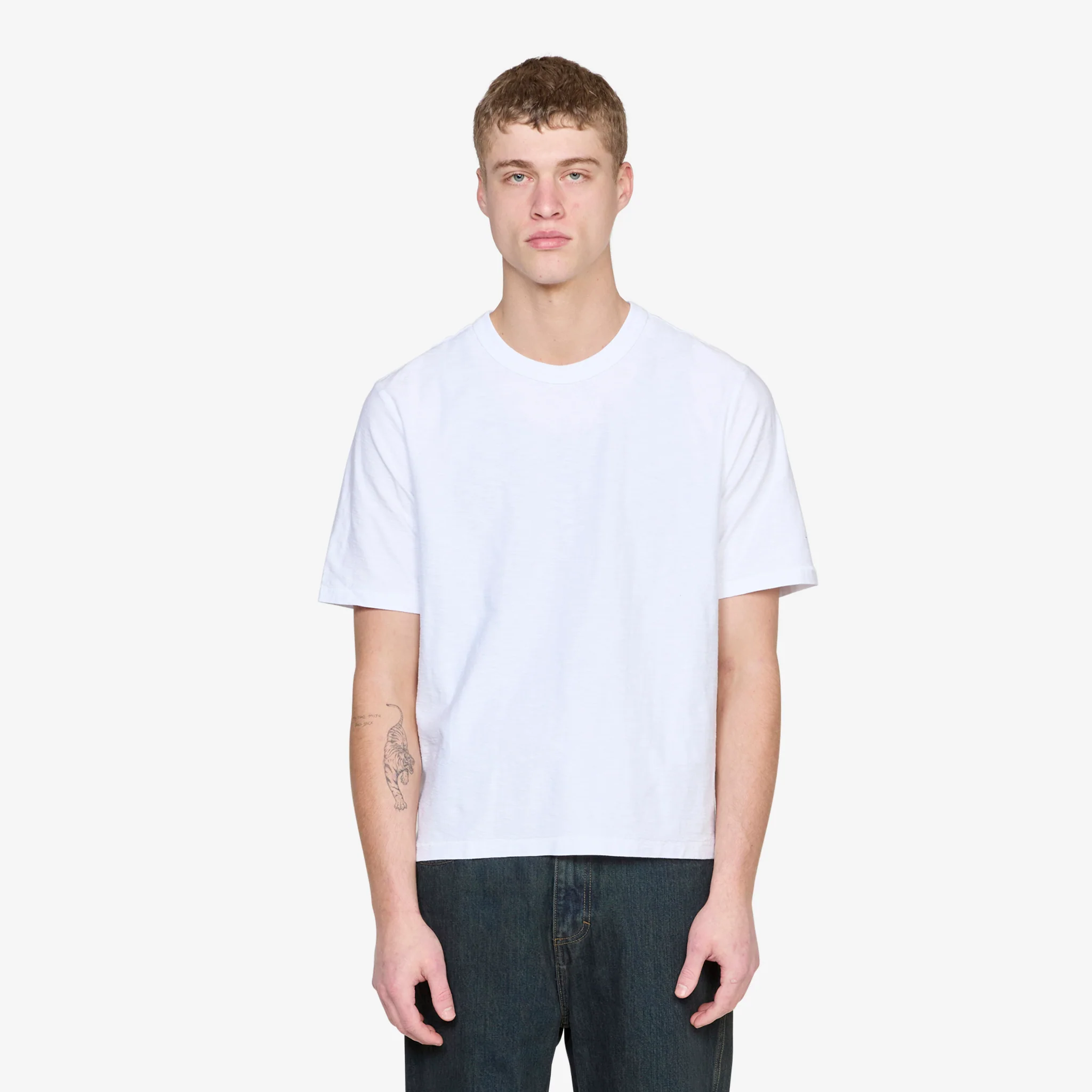 Slub T-Shirt White