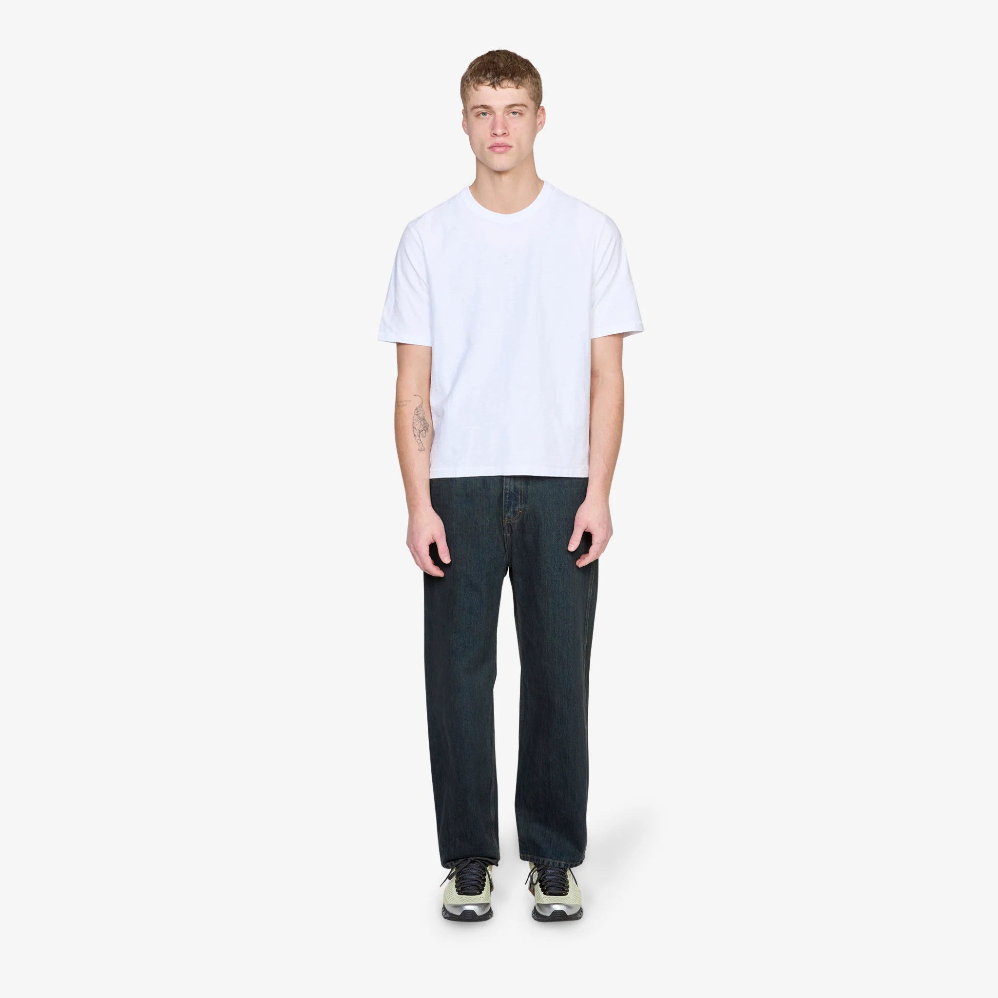 Slub T-Shirt White - Image 3