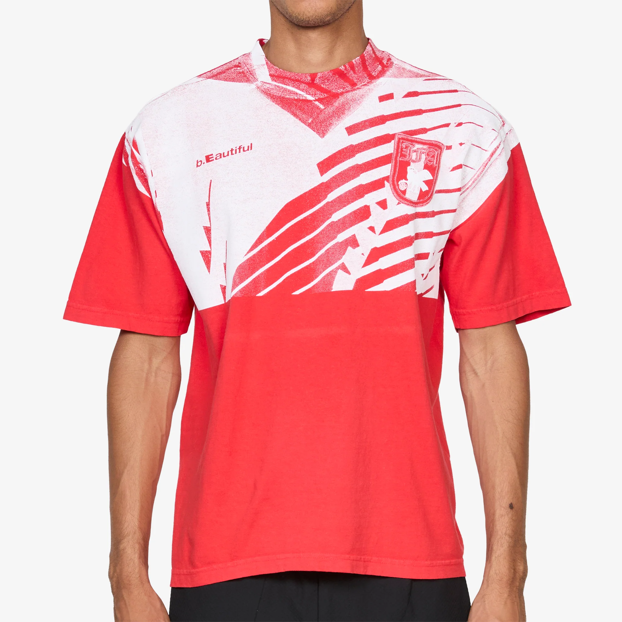 Soccer Jersey 2 T-Shirt Tomato - Image 4