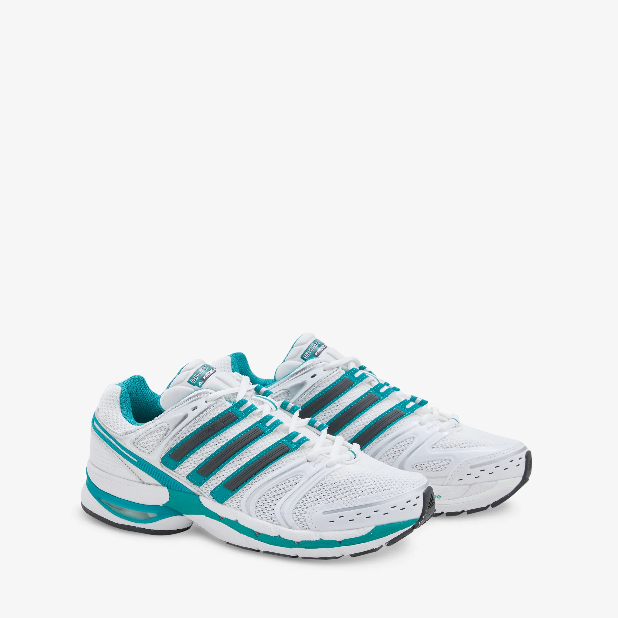 Sporty & Rich x Women's Adistar Control 5 Cloud White | Carbon | Pure Teal