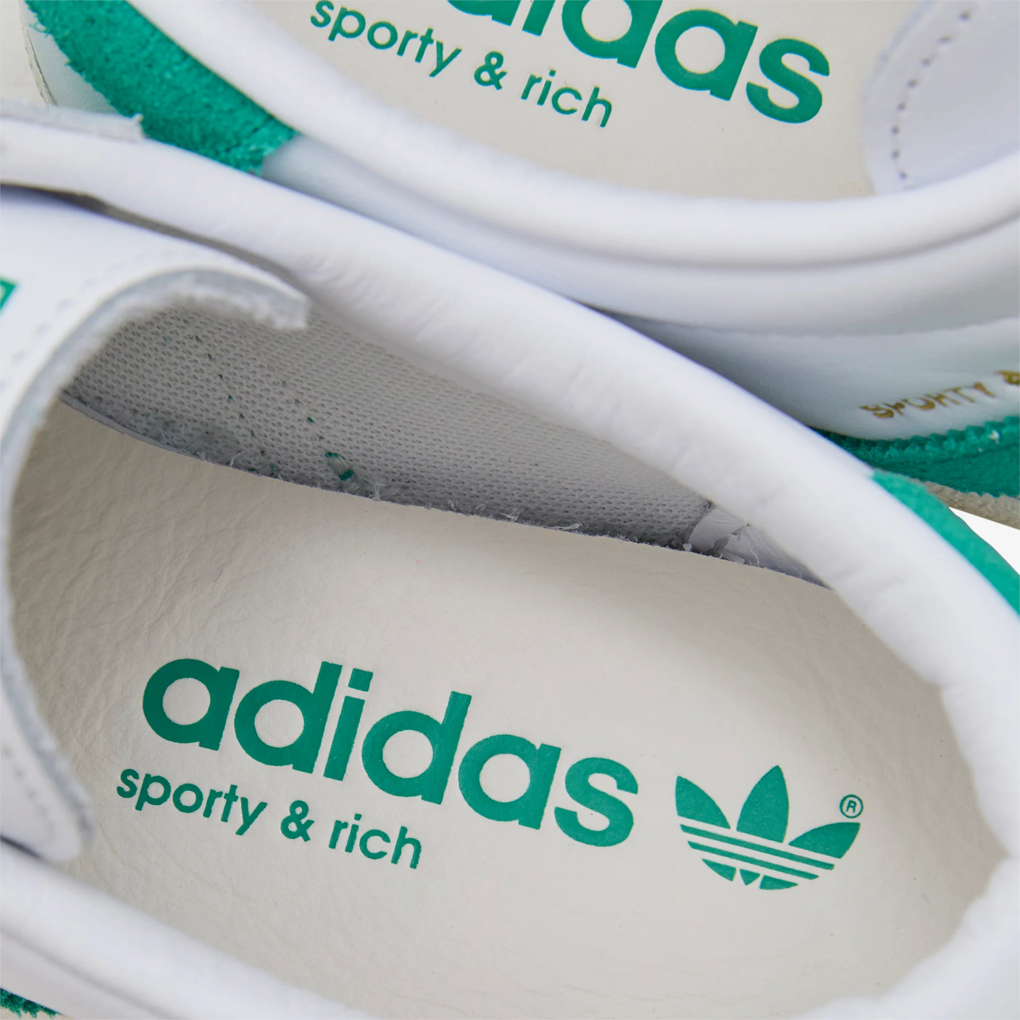Sporty & Rich x Women's Blanc Cloud White | Off White | Court Green - Image 6