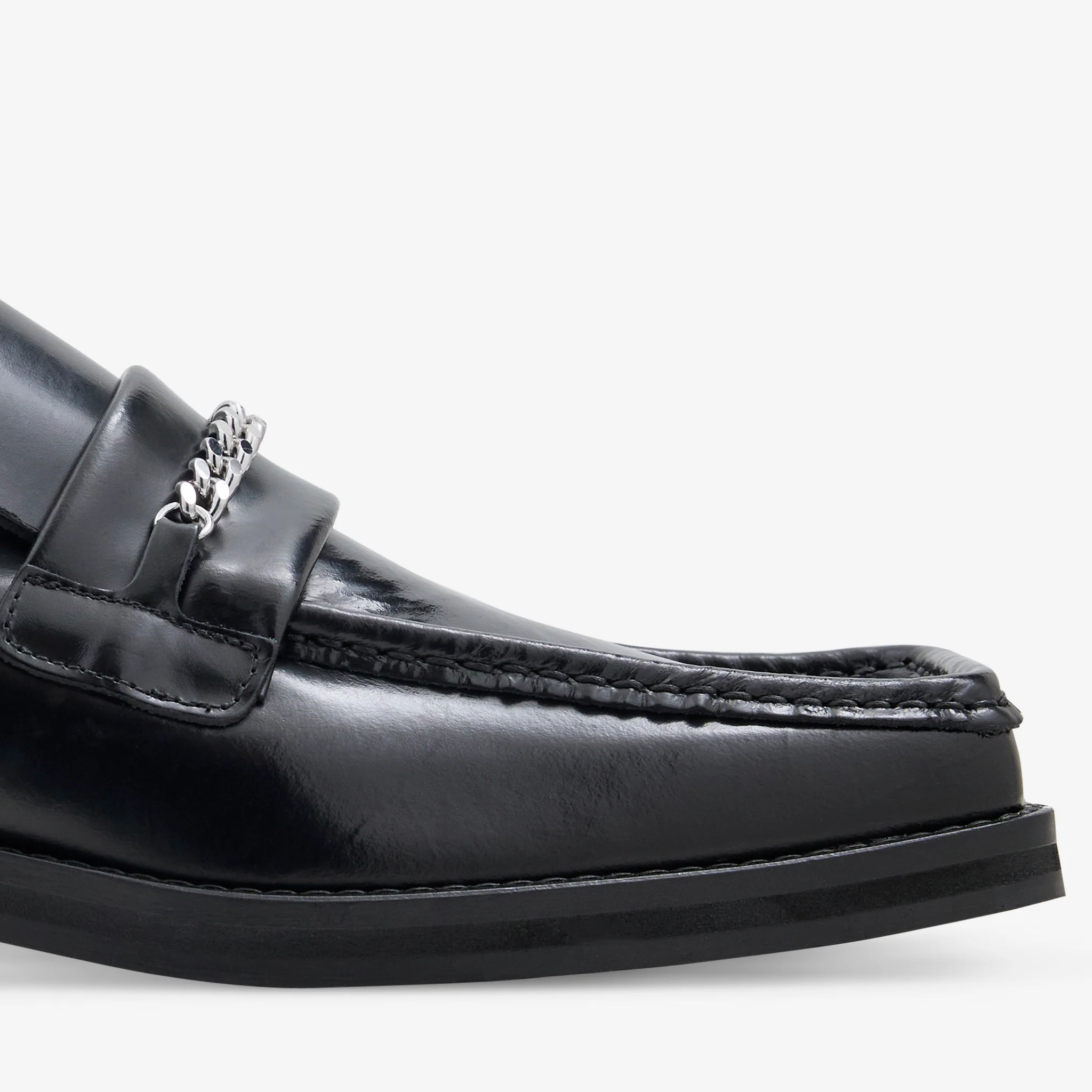 Square Toe Loafer Black - Image 6