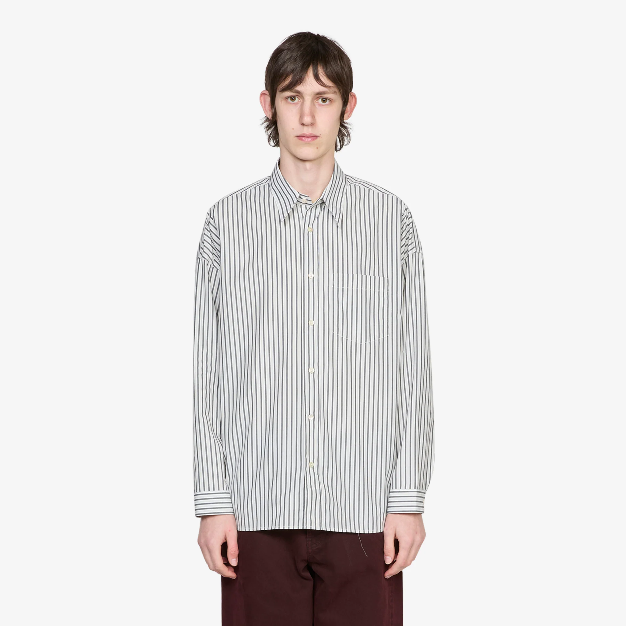 Stable Shirt Antracite Stripe