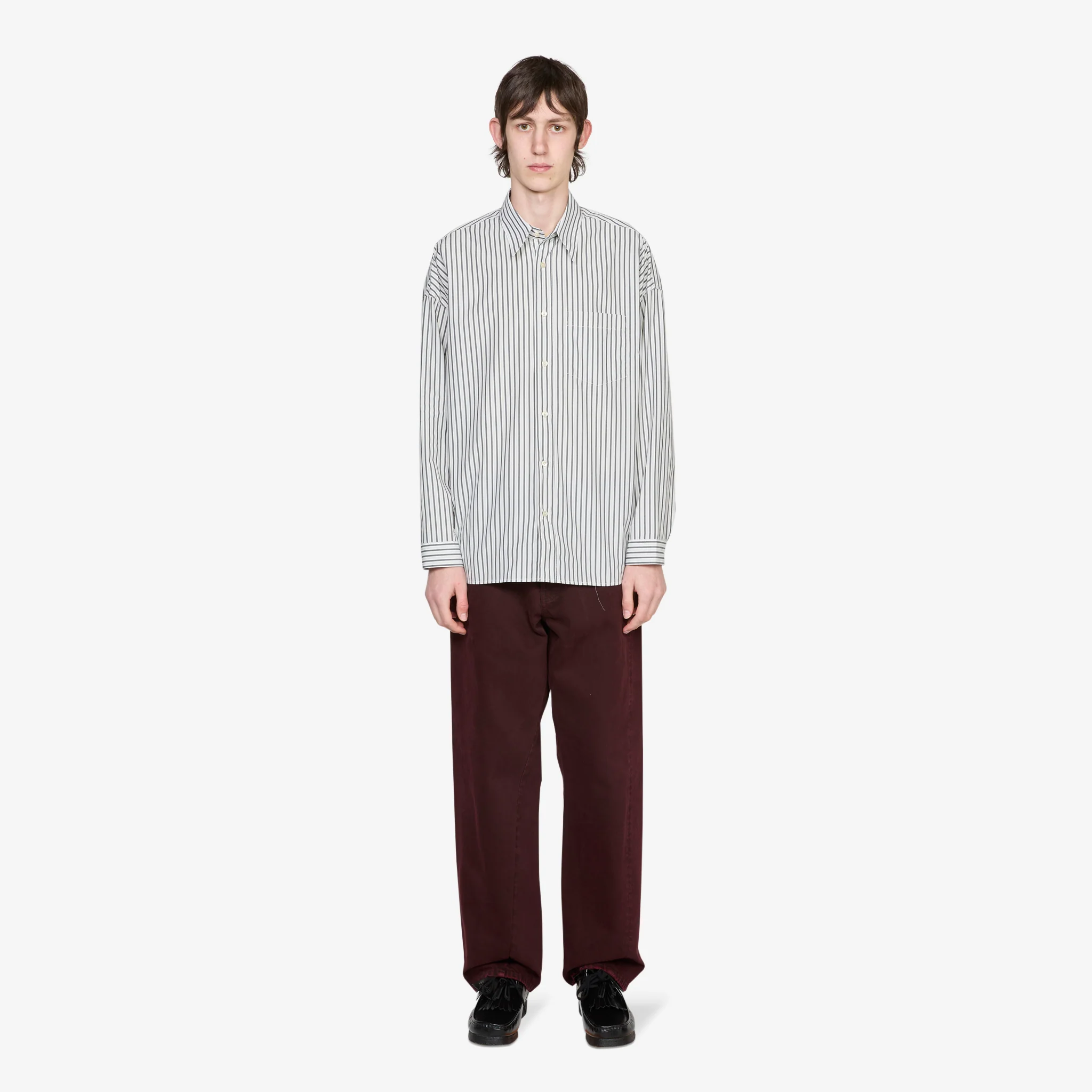 Stable Shirt Antracite Stripe - Image 4