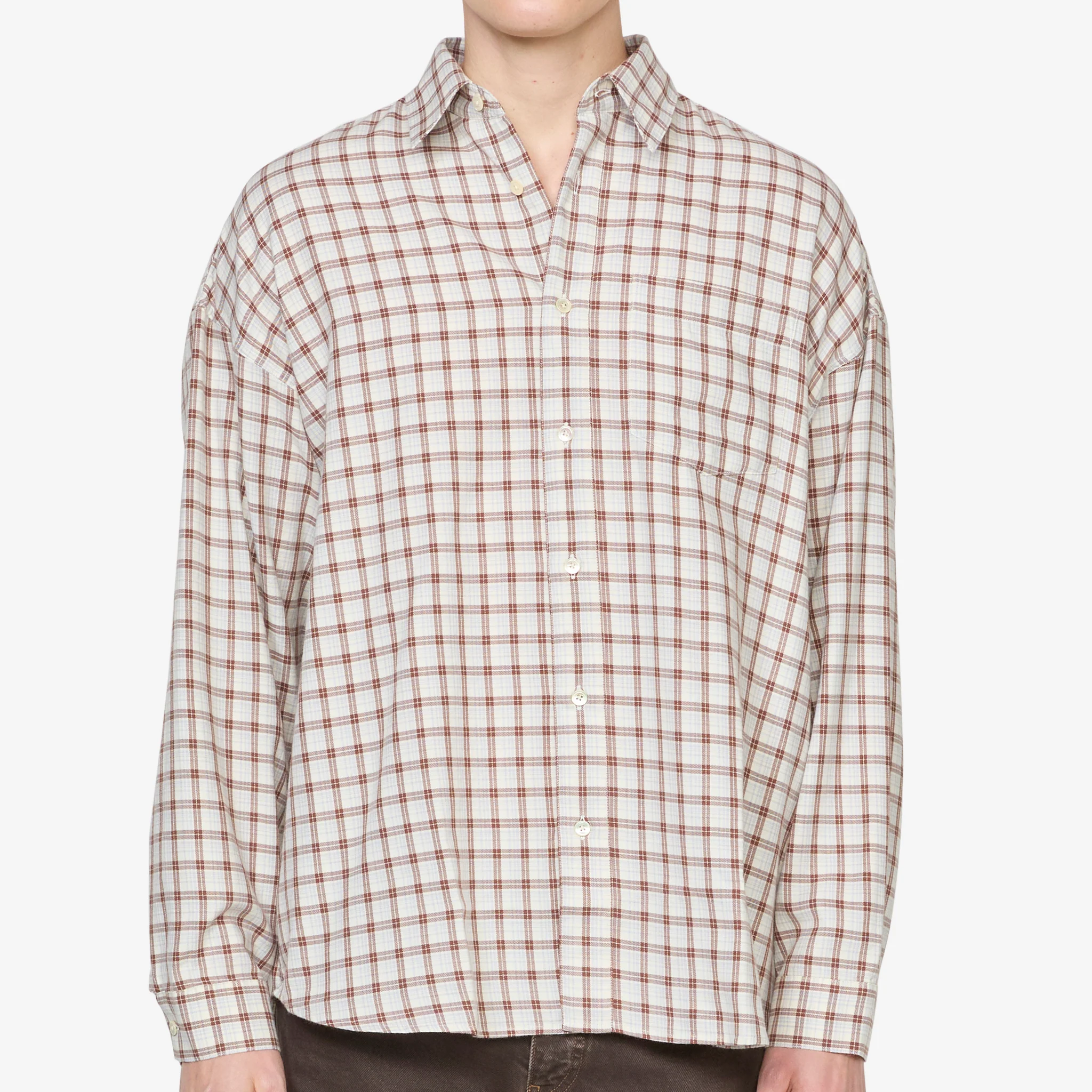 Stable Shirt Brown Check - Image 4