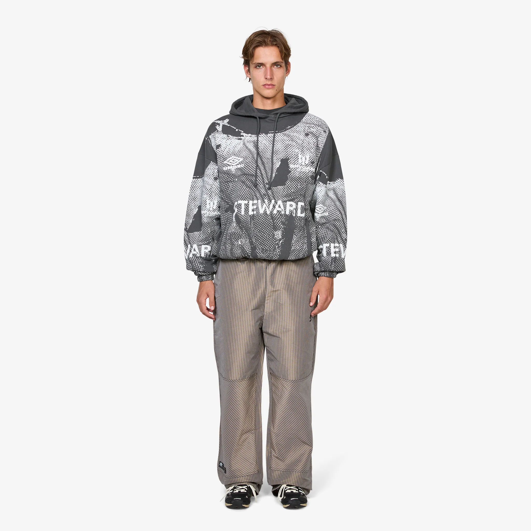 Steward Vest Masked Hoodie Dark Grey - Image 7