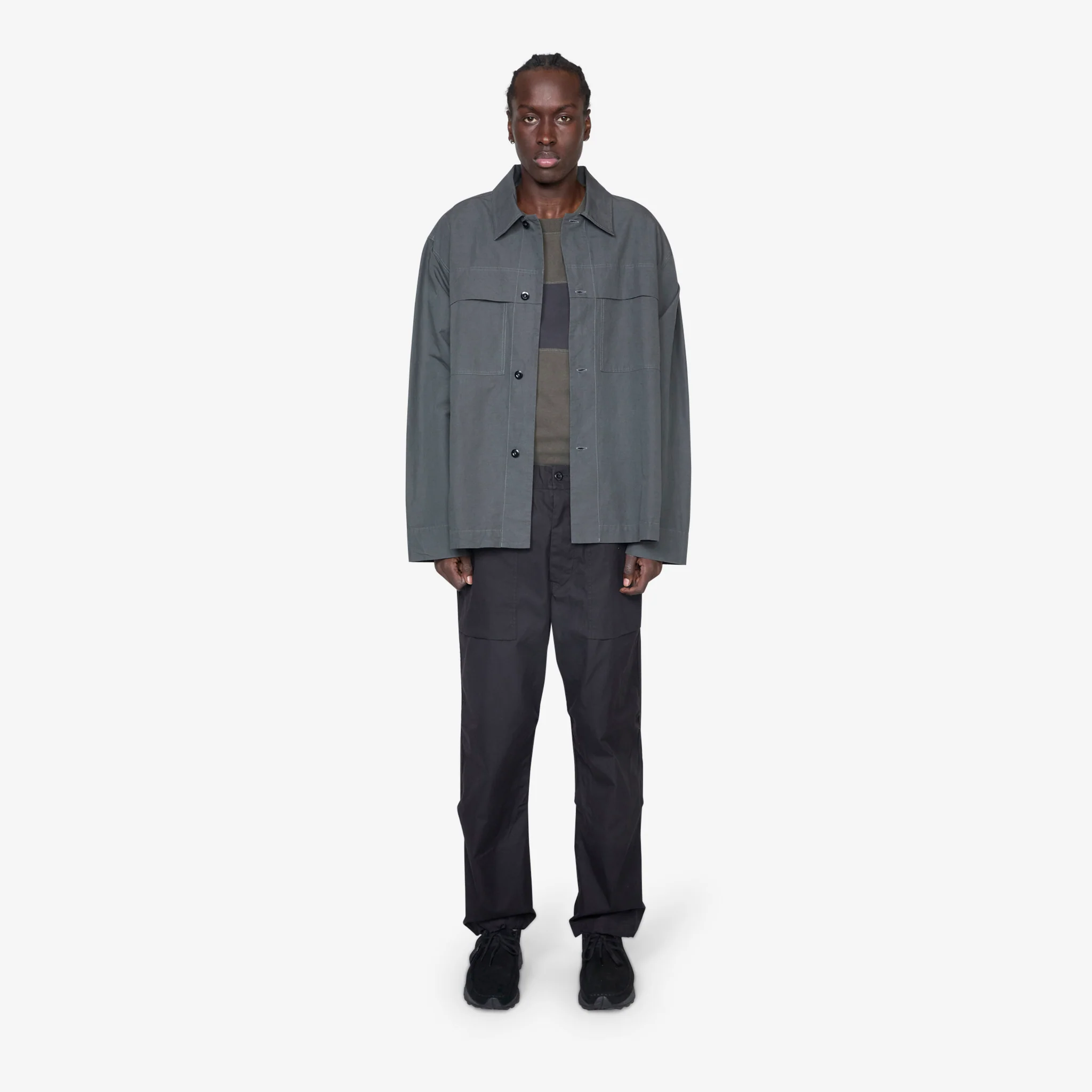 Storm Flap Shirt Carbon - Image 4