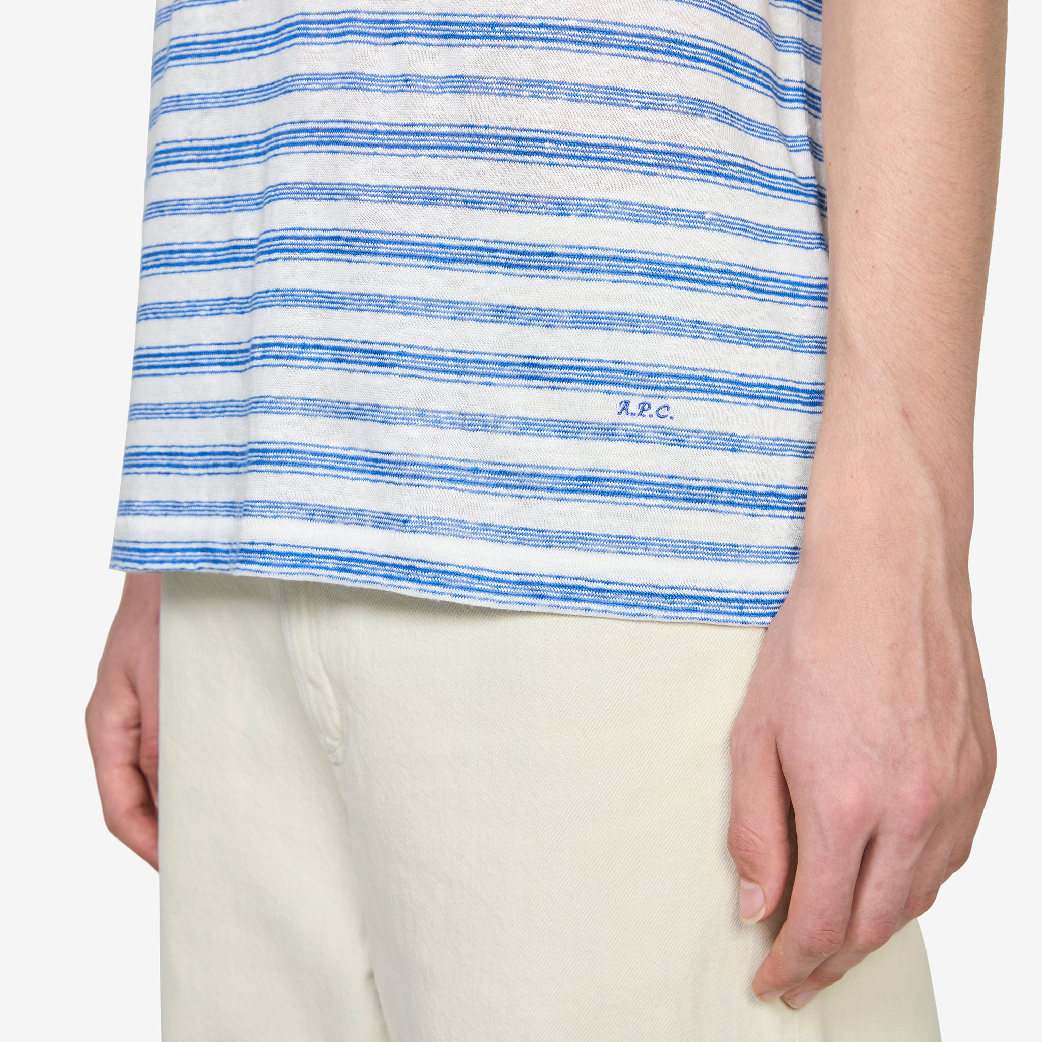 Striped T-Shirt Blue - Image 2