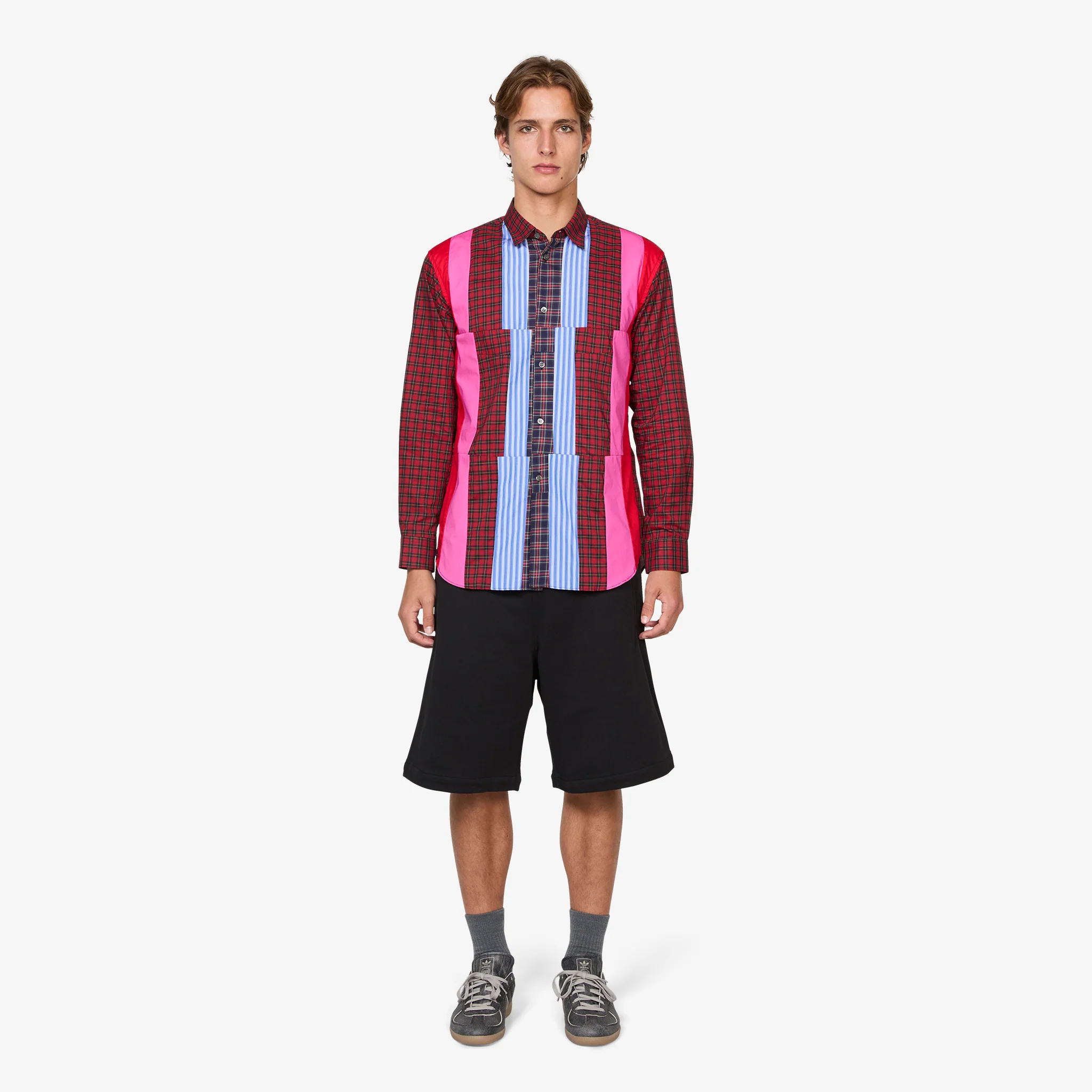 Tartan Colour Block Shirt Multi - Image 4