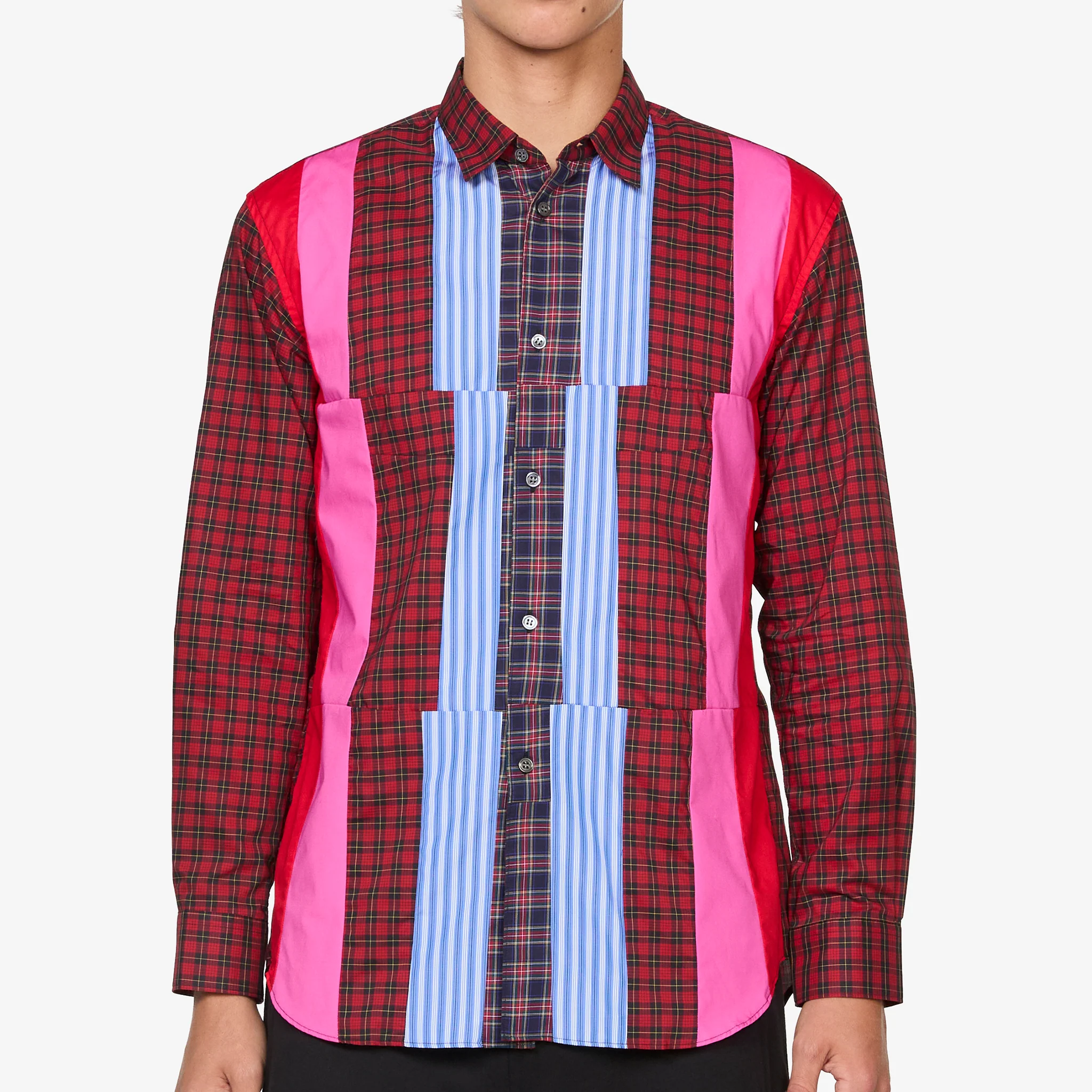 Tartan Colour Block Shirt Multi - Image 5