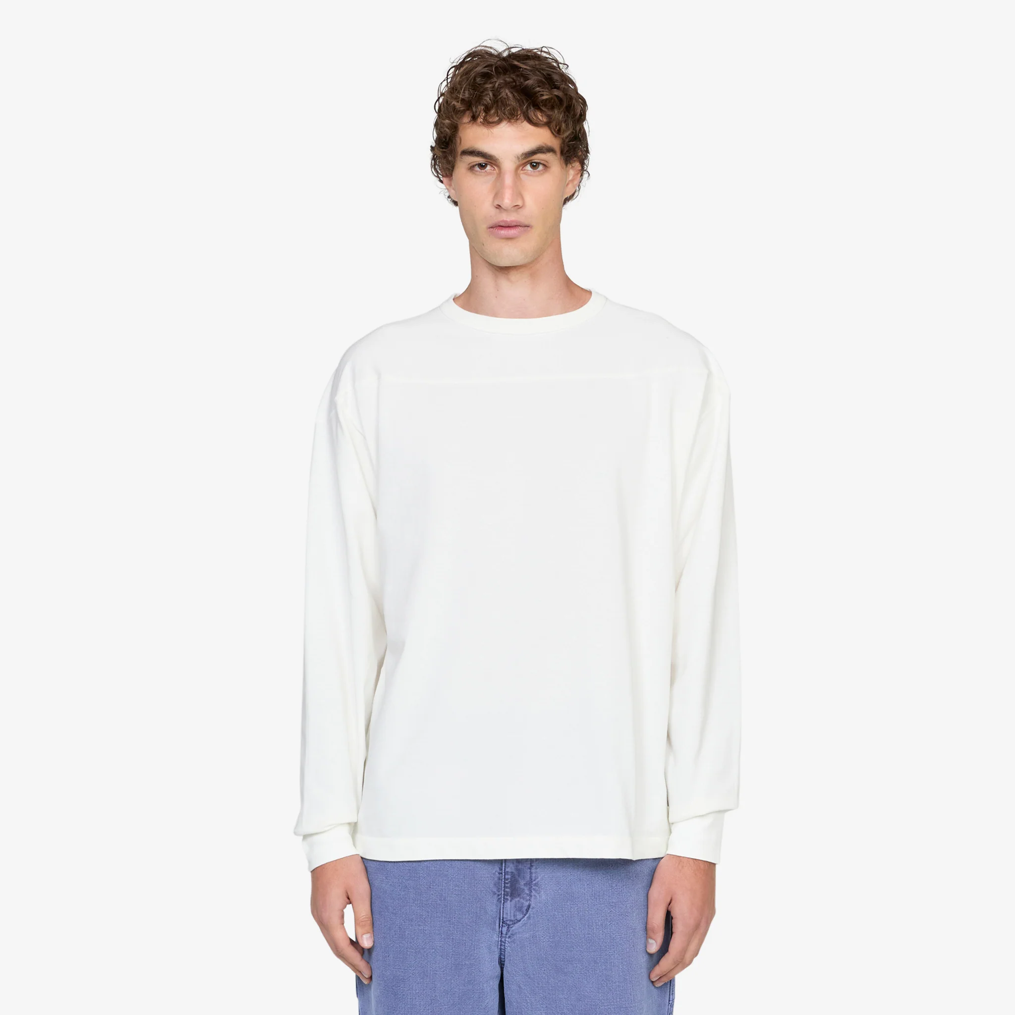 Teddy Athletic Longsleeve T-Shirt White