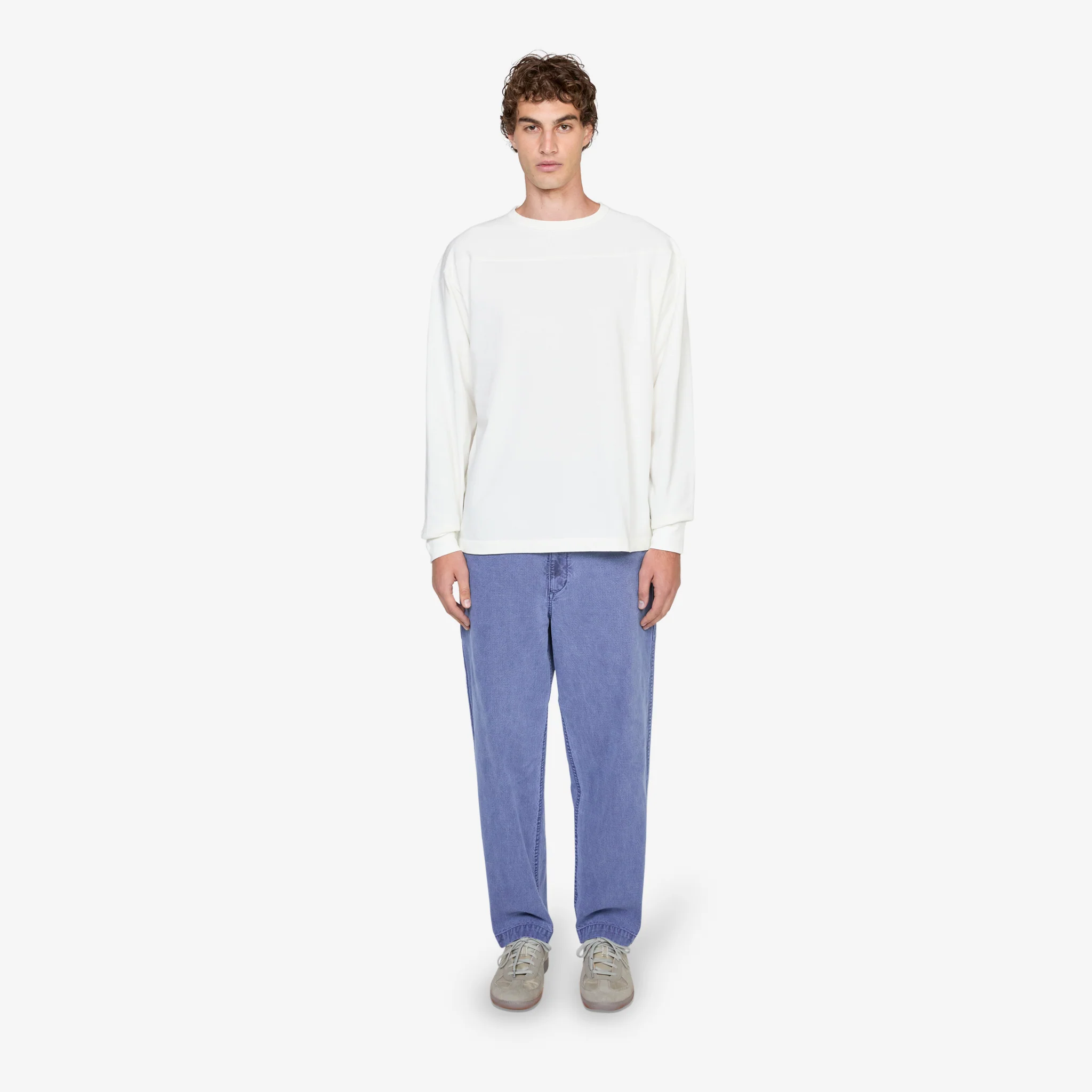 Teddy Athletic Longsleeve T-Shirt White - Image 4