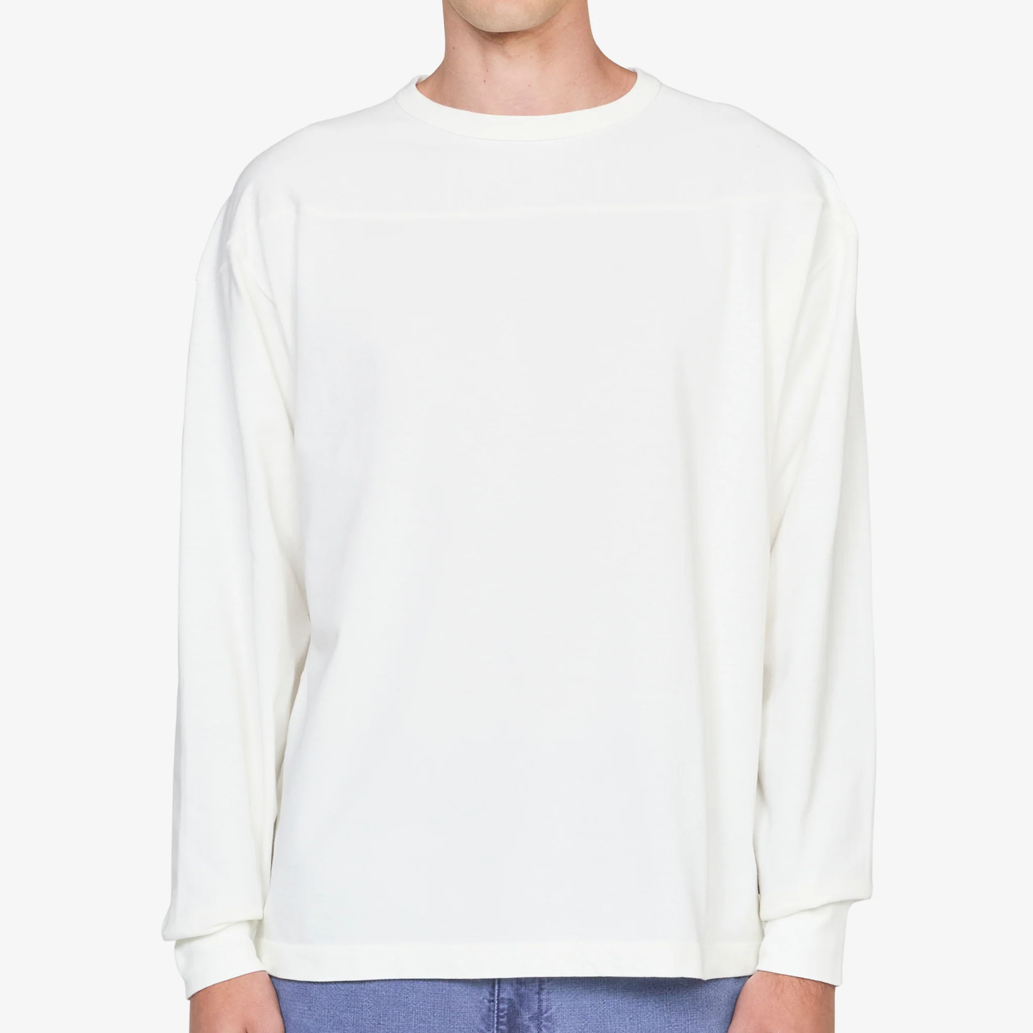 Teddy Athletic Longsleeve T-Shirt White - Image 5