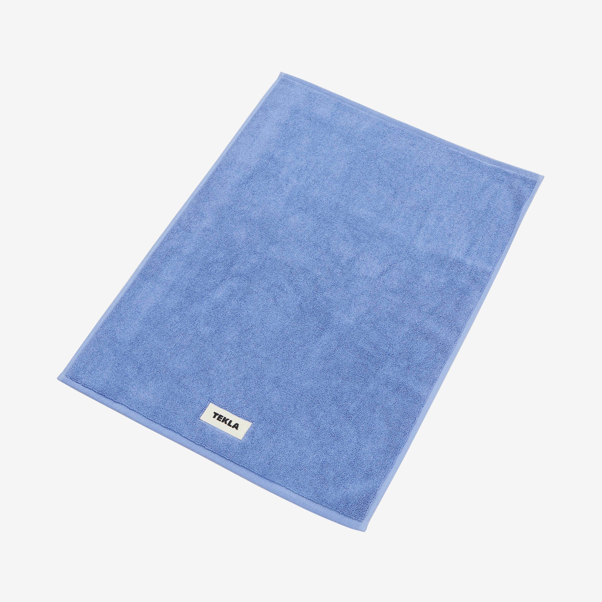 Terry Bath Mat Clear Blue
