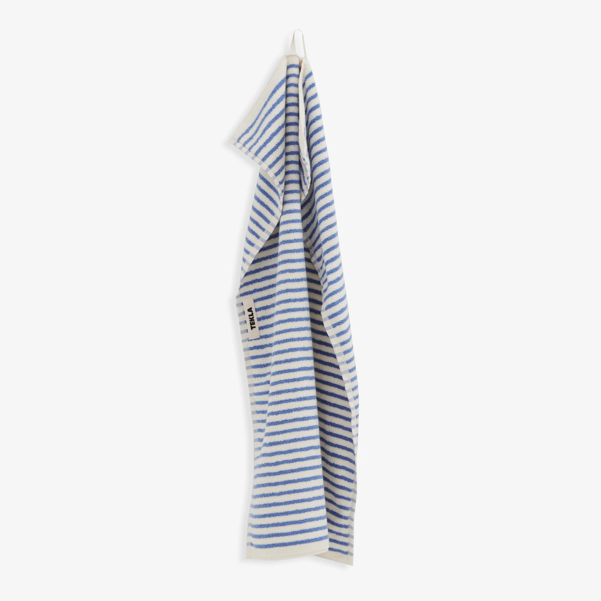 Terry Towel Coastal Blue Stripes - Image 4