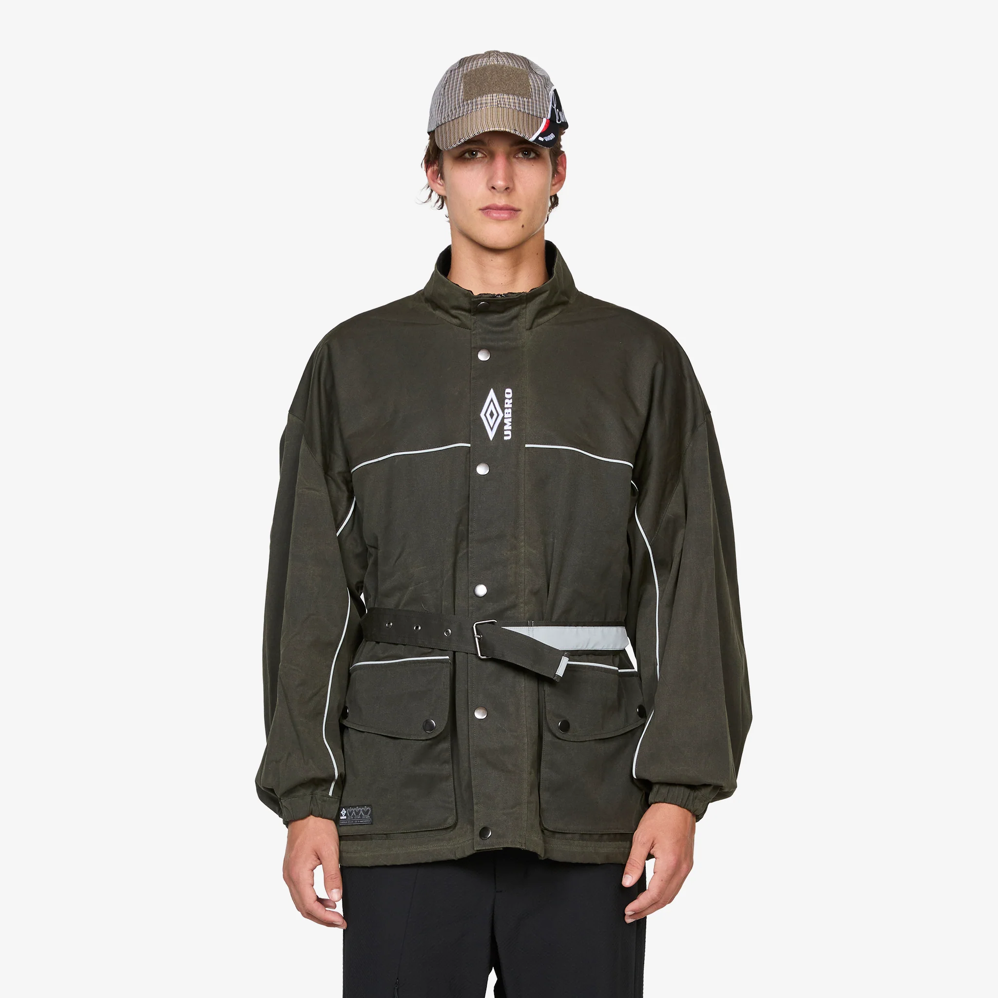Trainer Waxed Jacket Dark Olive