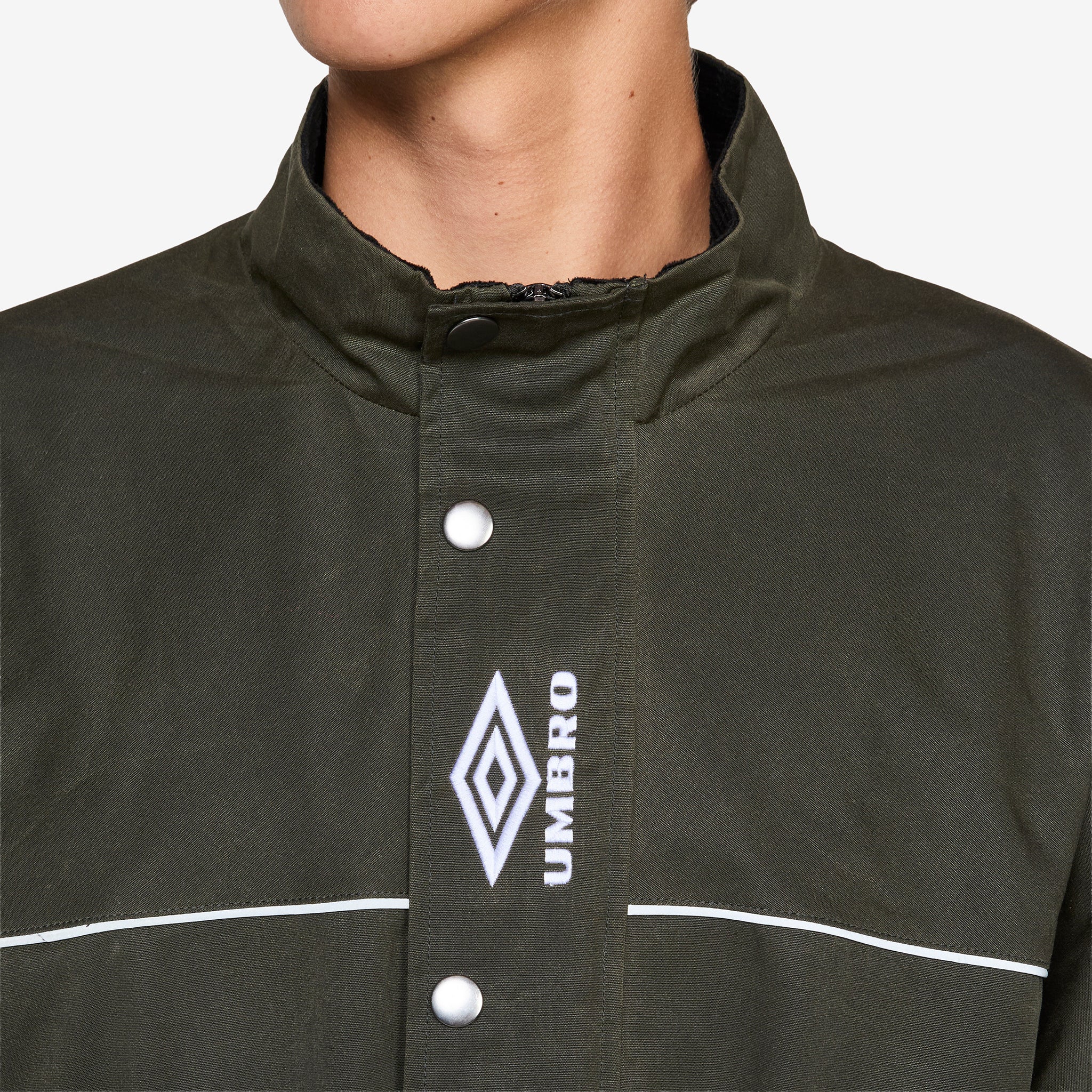 Trainer Waxed Jacket Dark Olive - Image 2