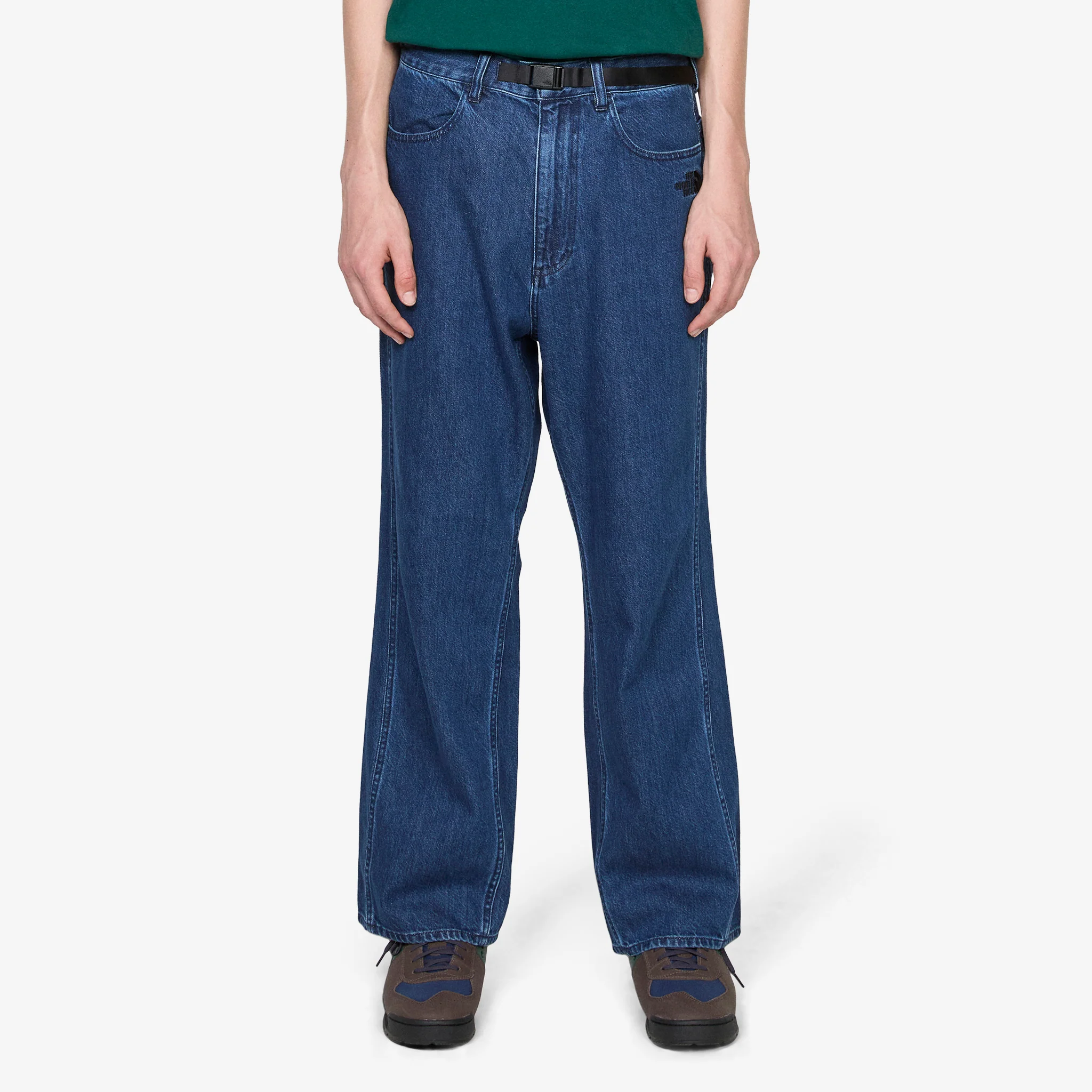 Triple Side Seam Denim Pants Estate Blue