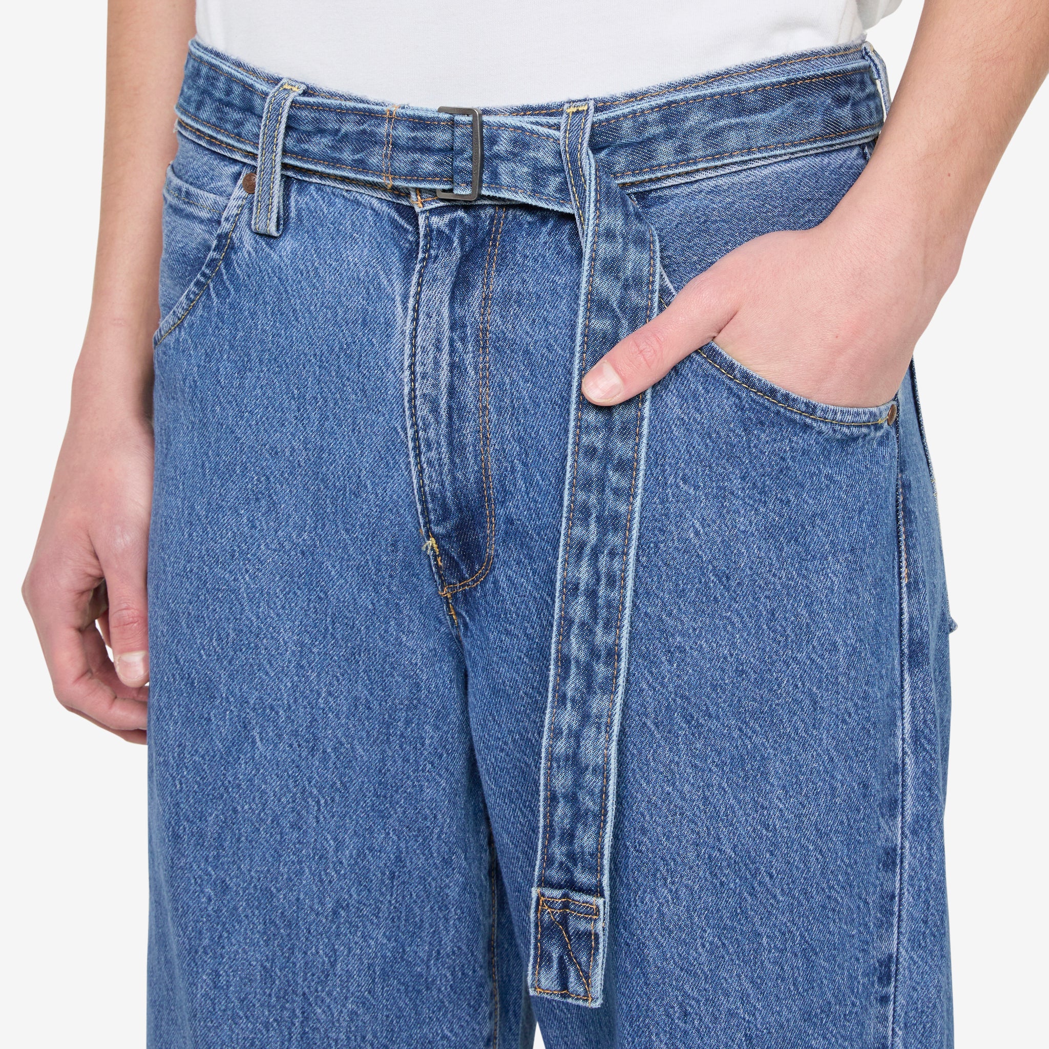Twisted Baggy Wide Jeans Lets Do The Twist - Image 2
