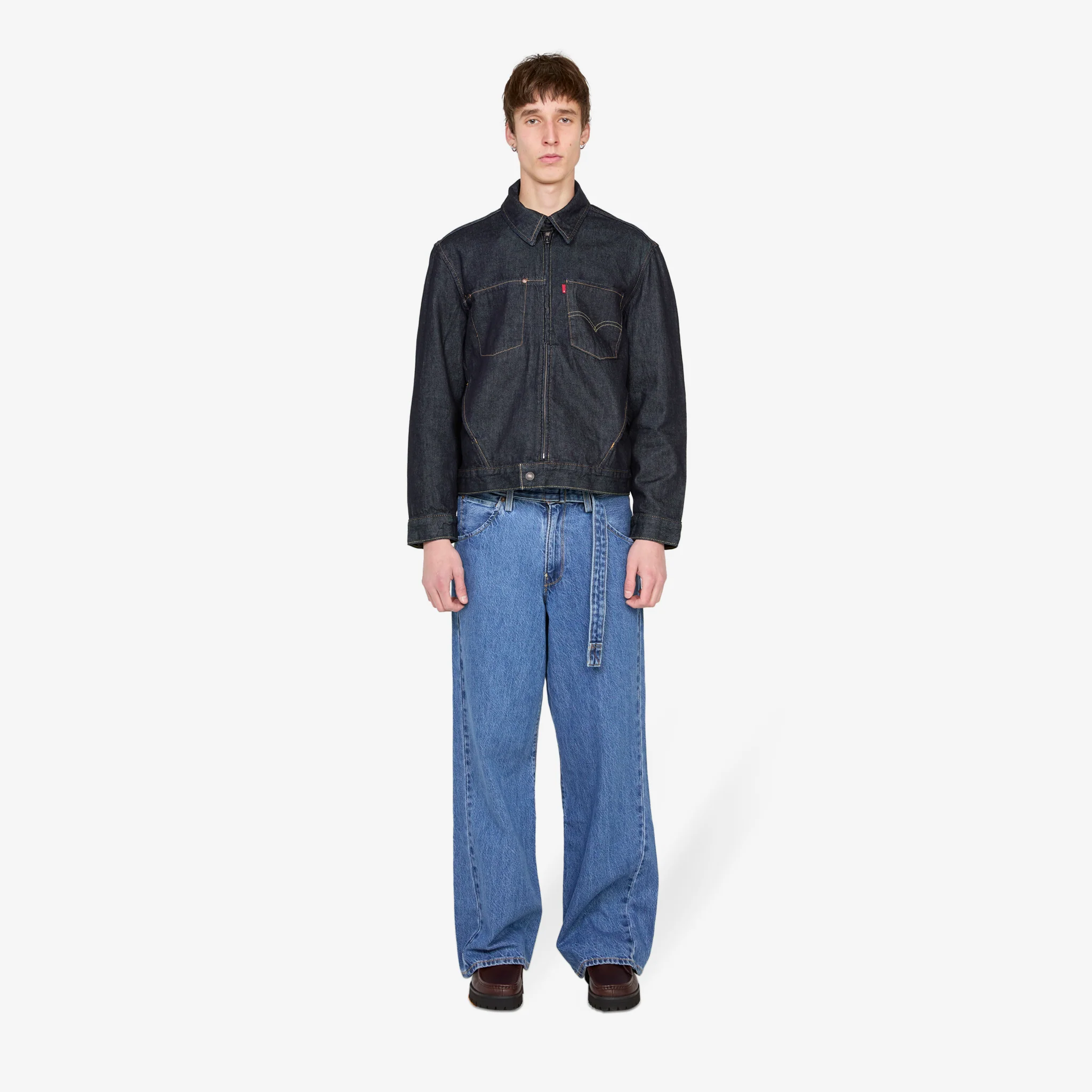 Twisted Baggy Wide Jeans Lets Do The Twist - Image 4