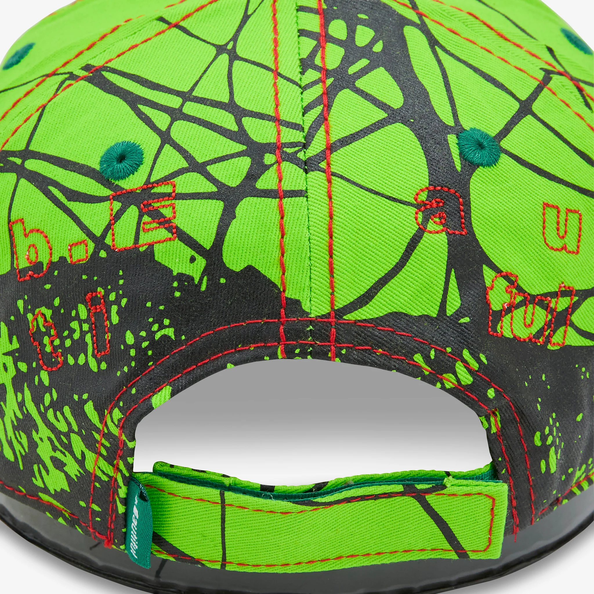 Vapor 6 Panel Hat Ikebana Lime - Image 4
