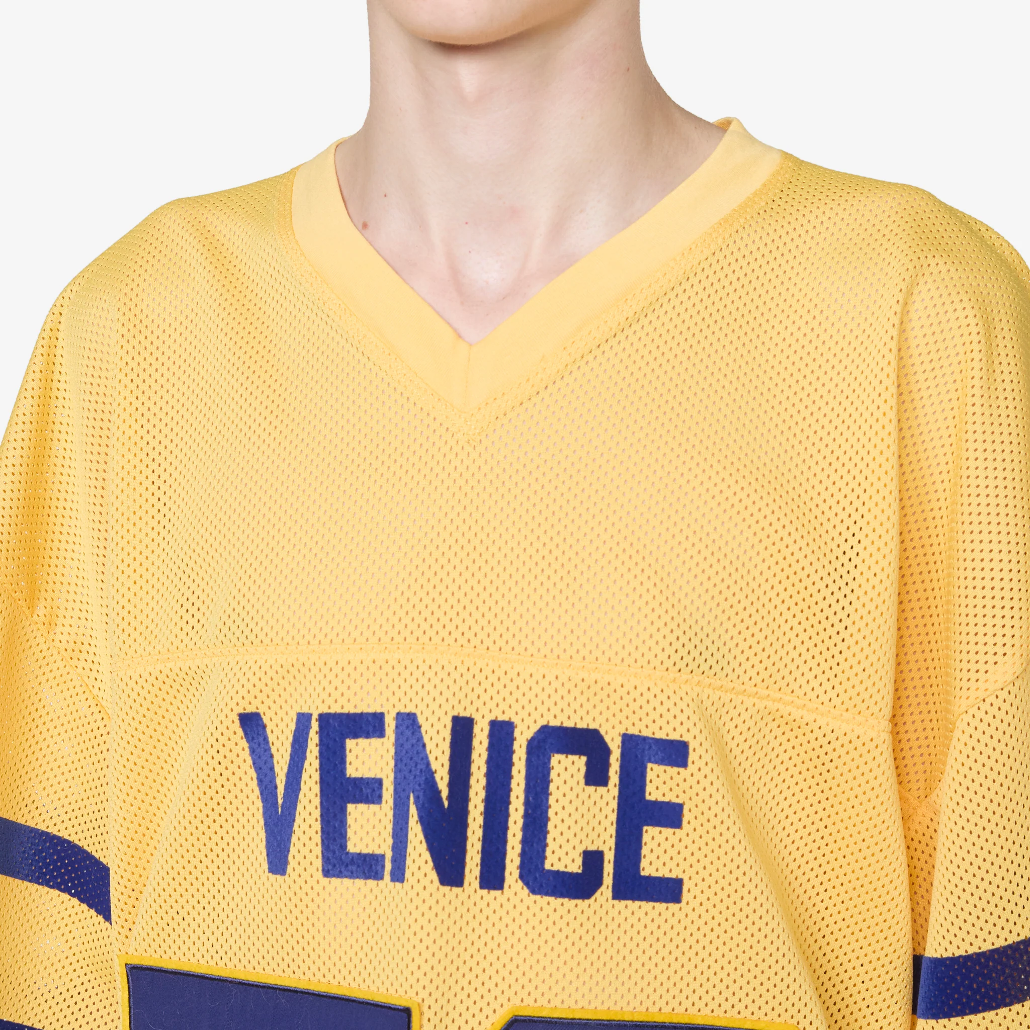 Venice 76 Football Top Yellow - Image 4