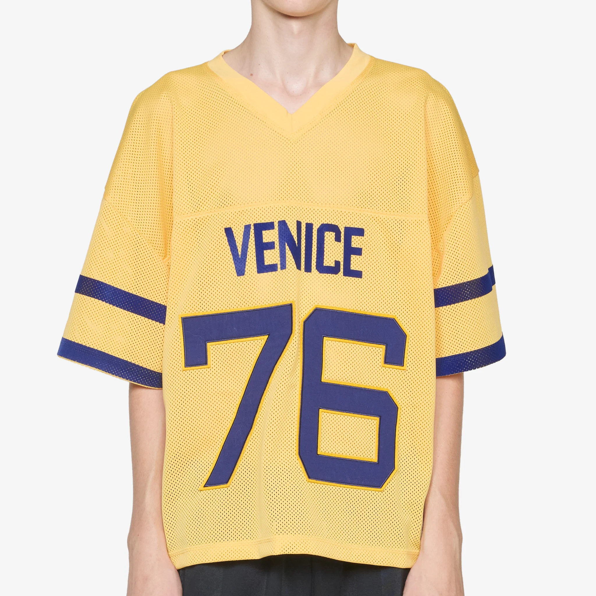 Venice 76 Football Top Yellow - Image 5