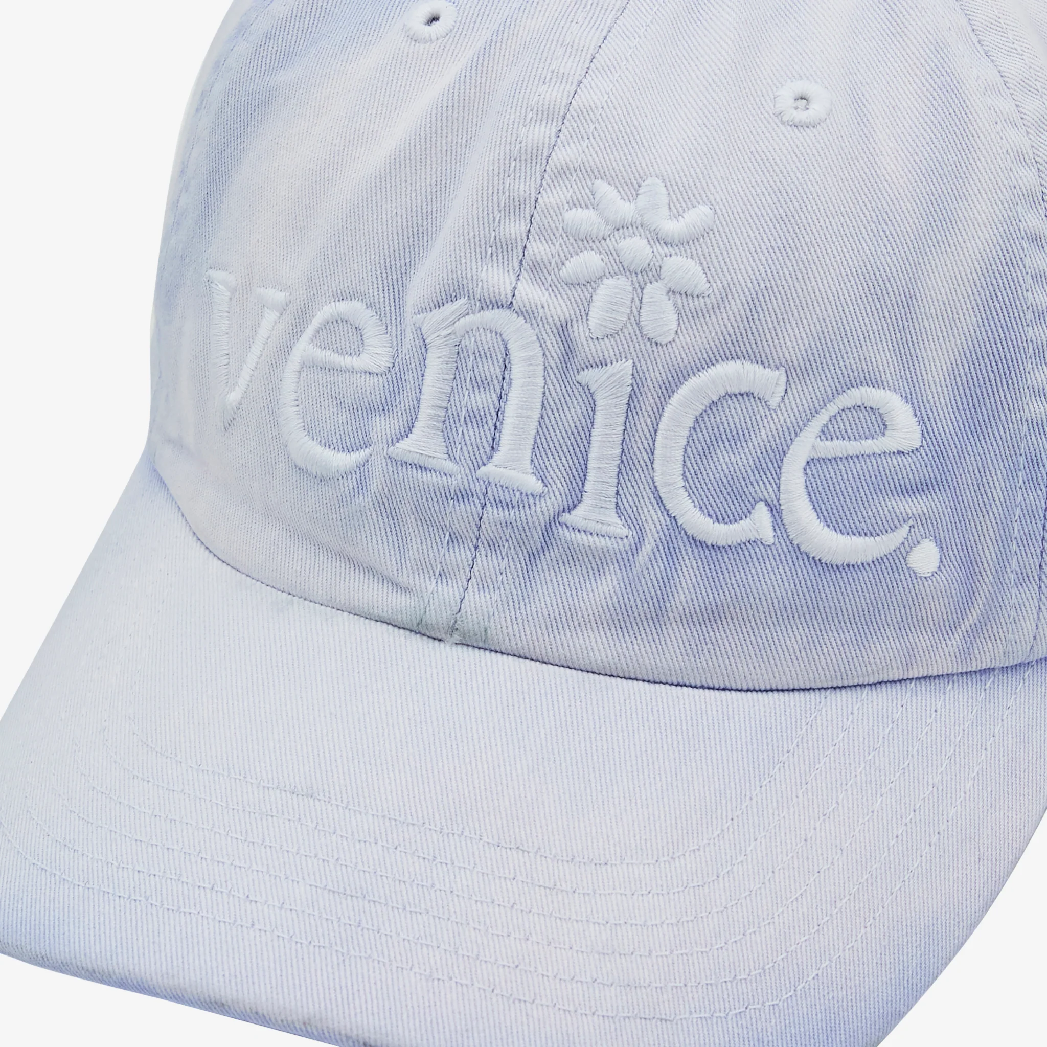 Venice Embroidered Cap Light Blue - Image 2