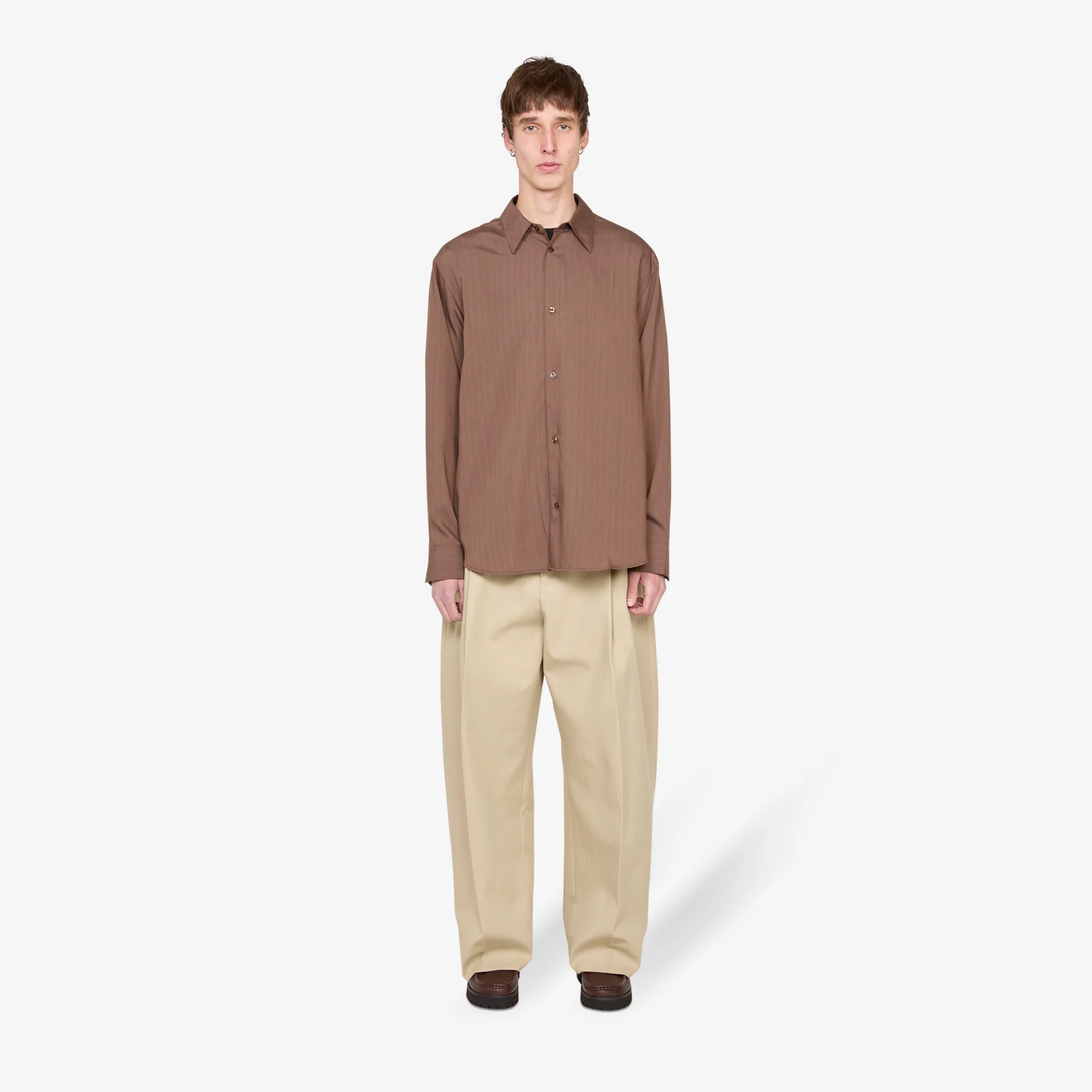View Shirt Brown - Image 5