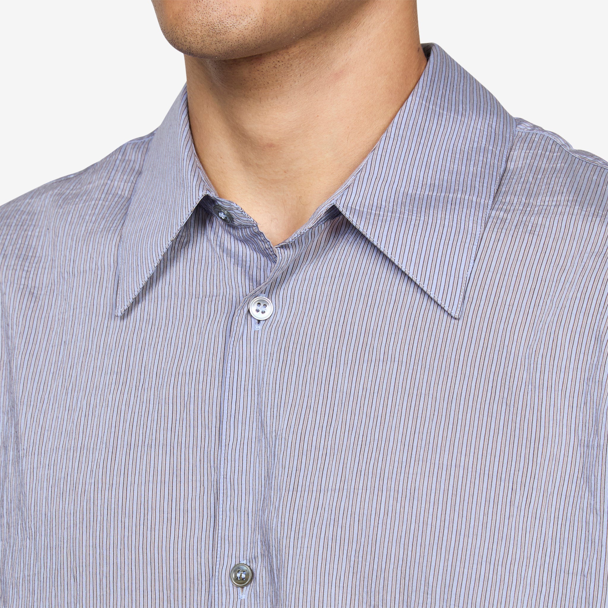 View Shirt Lilac Stripe - Image 2