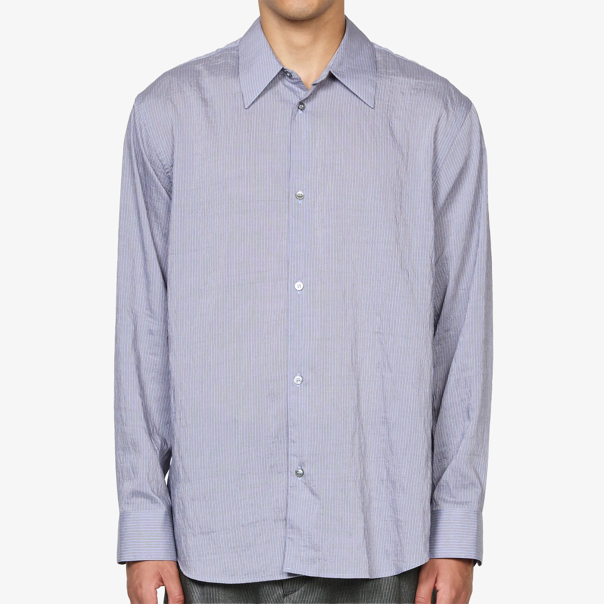 View Shirt Lilac Stripe - Image 4