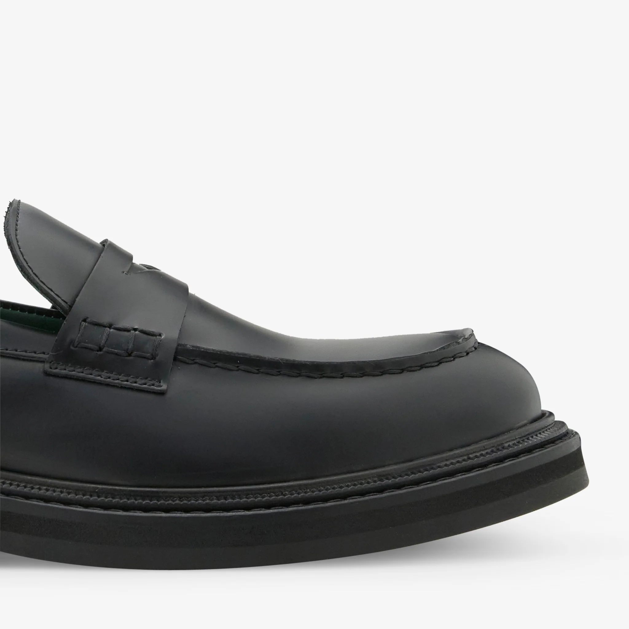 Vinnee Penny Loafer Black Polido Leather - Image 5