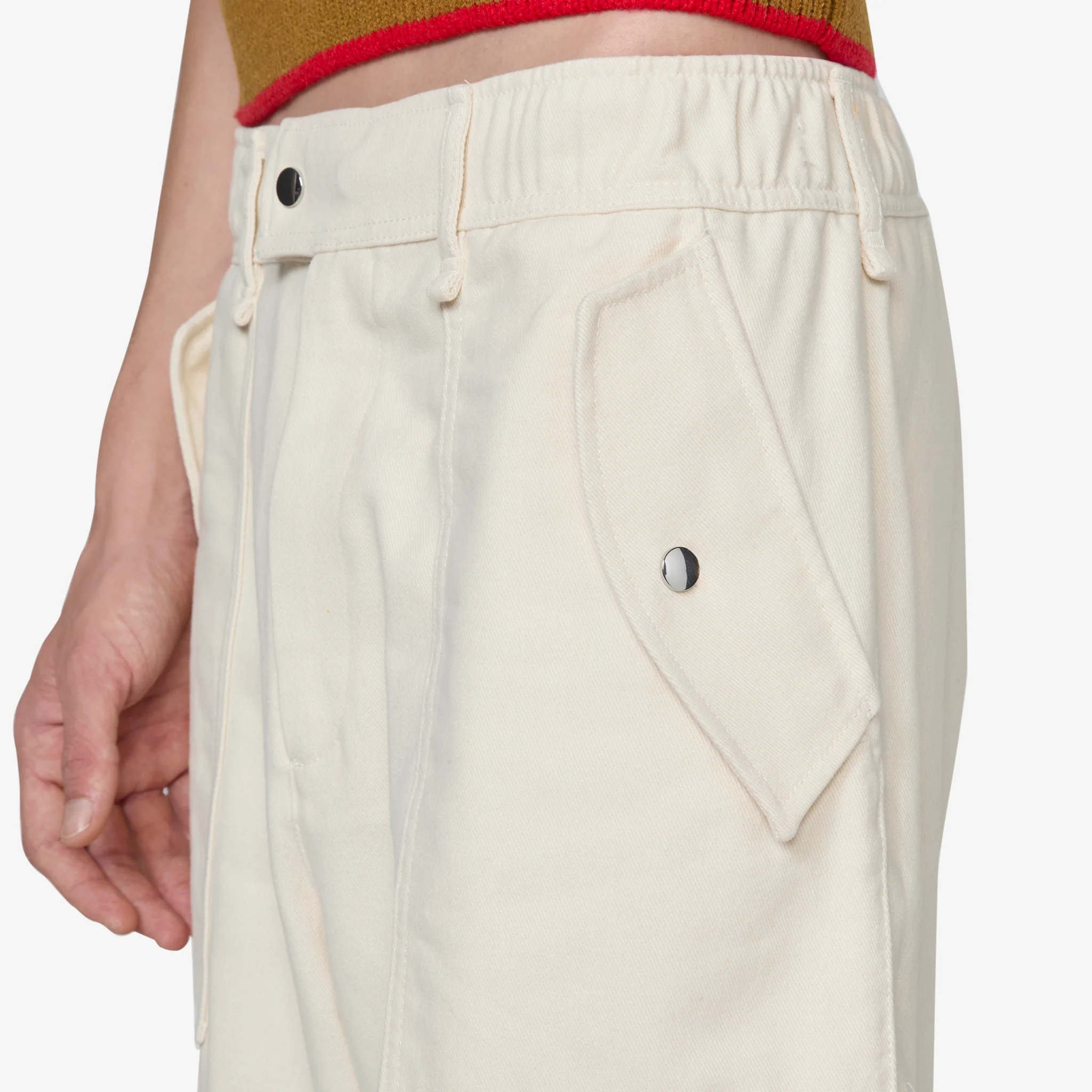 Wales Bonner x Cargo Pant Wonder White - Image 5