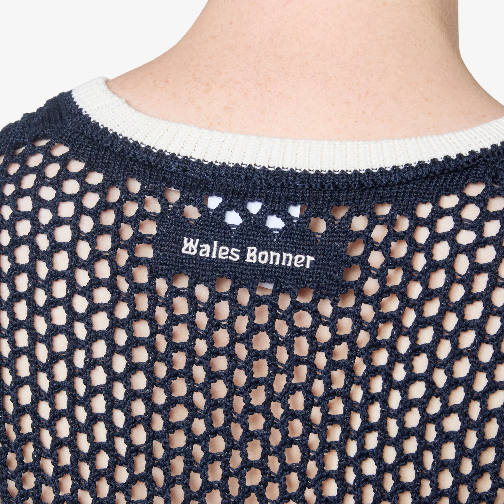 Wales Bonner x Knit Top Night Navy - Image 4