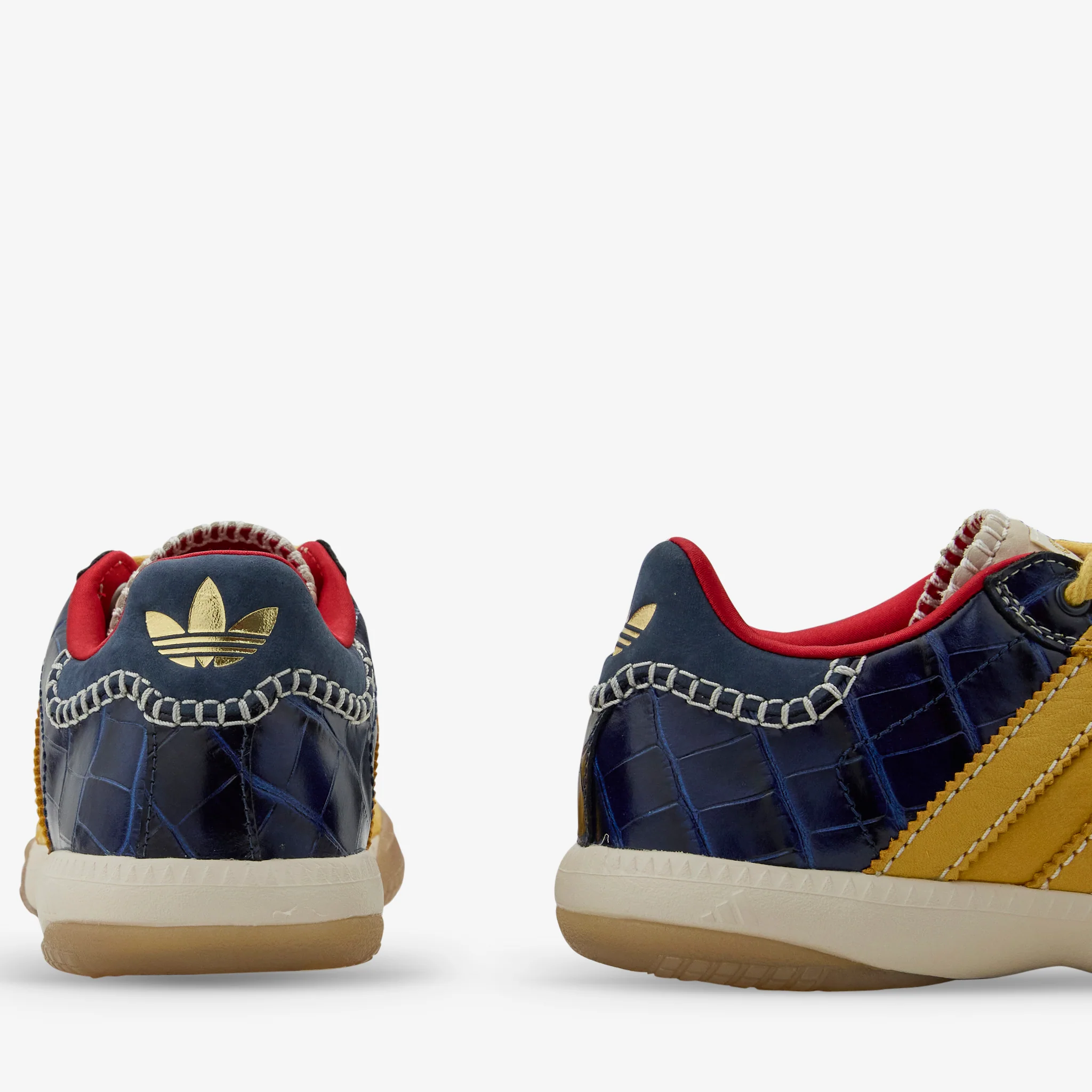 Wales Bonner x Samba MN St Fade Gold | St Fade Gold | Collegiate Navy - Image 4