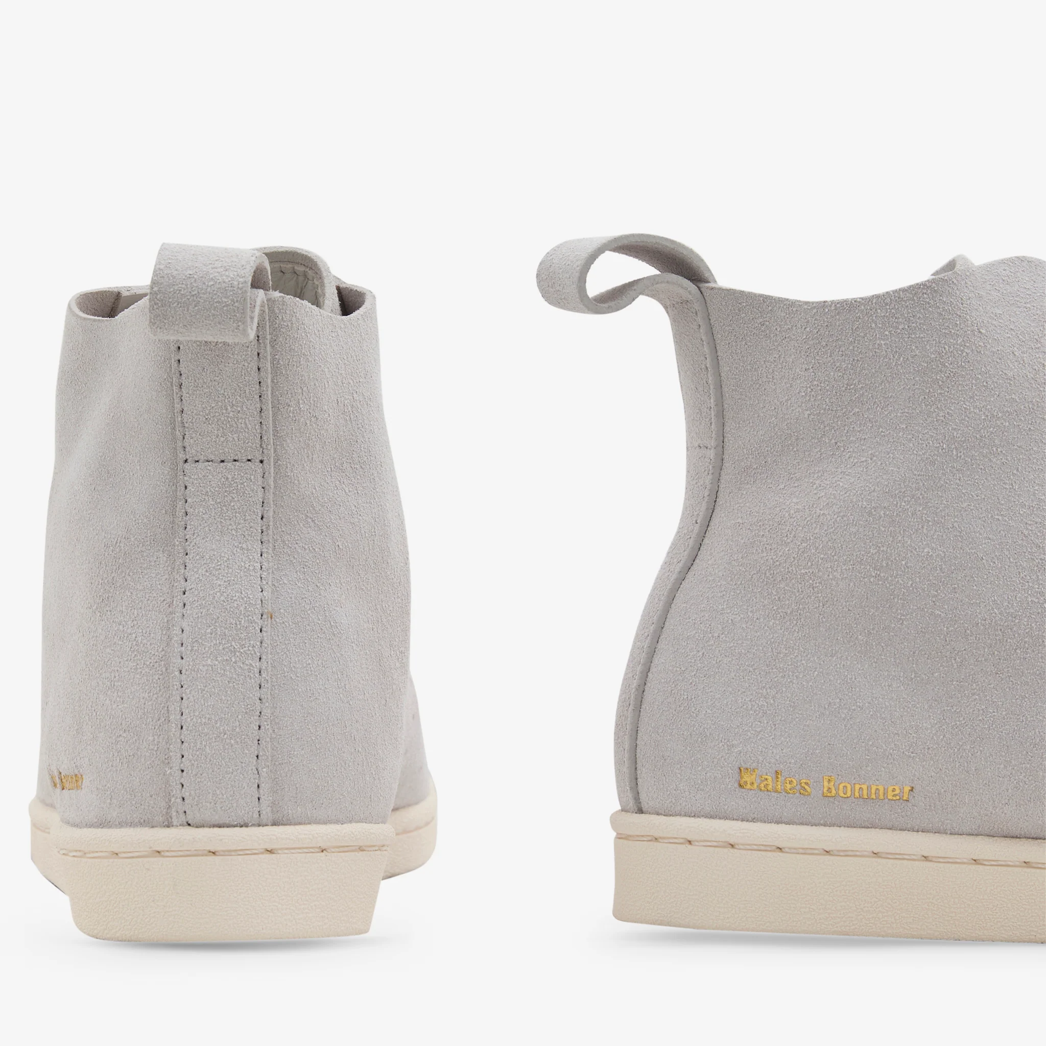 Wales Bonner x Superstar Hi Mist Stone | Wonder White | Gold Metallic - Image 3
