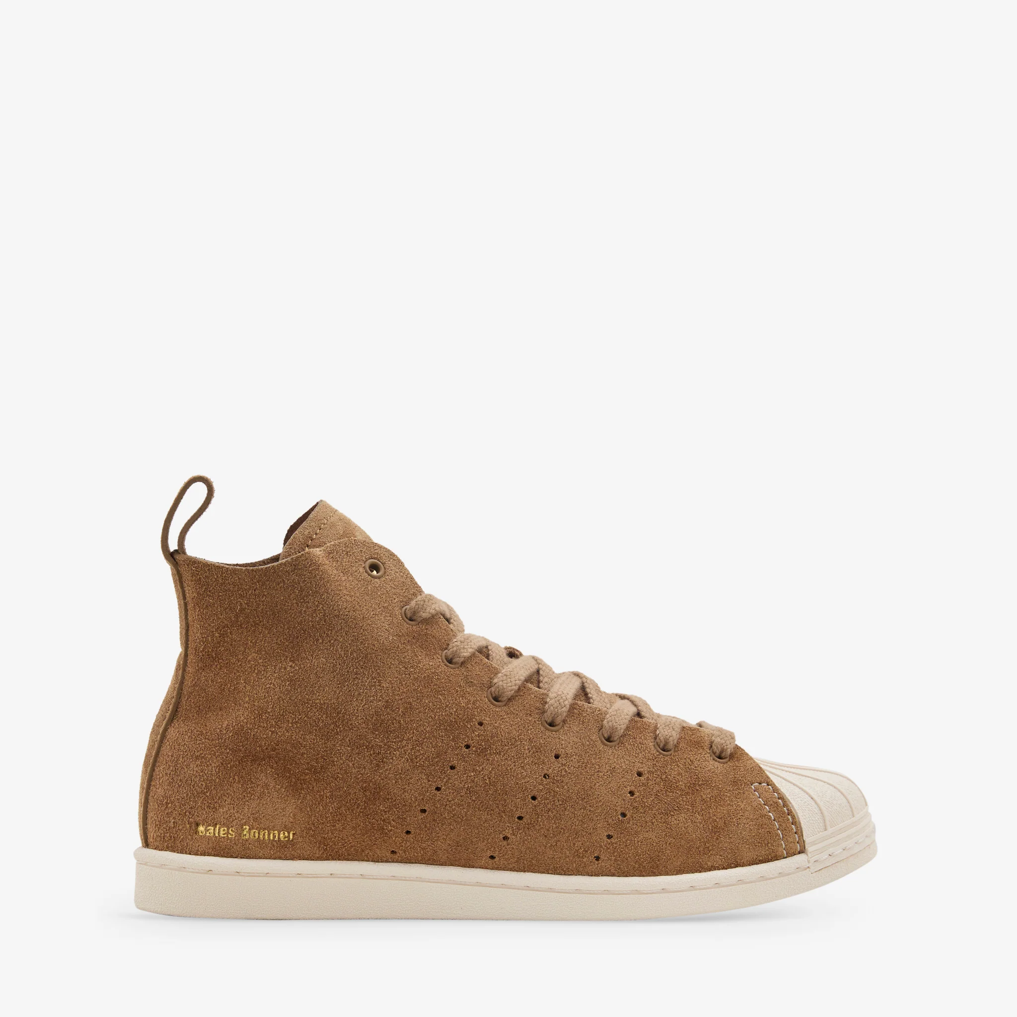Wales Bonner x Superstar Hi Supplier Colour | Wonder White | Gold Metallic - Image 6