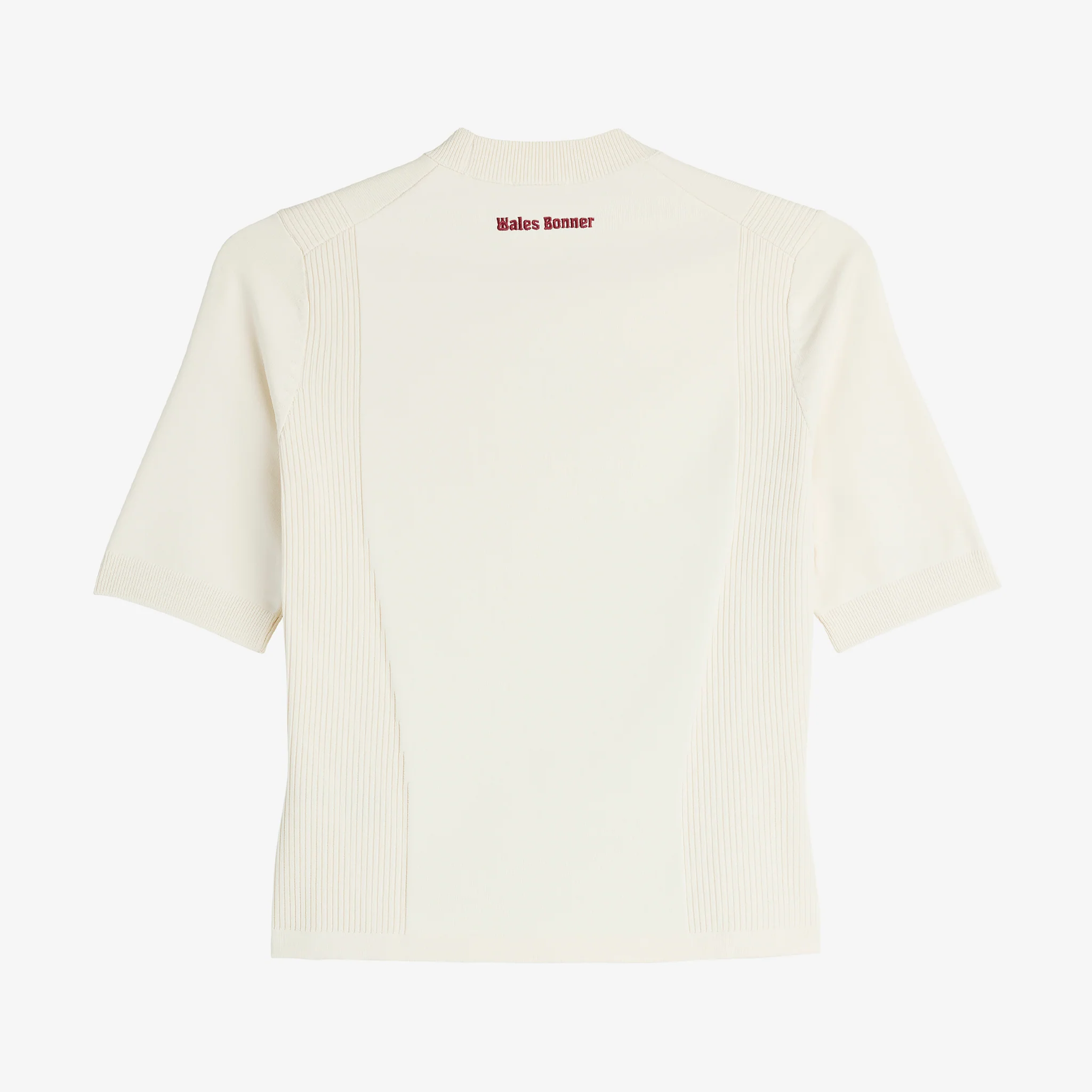 Wales Bonner x Women's Knit Short Sleeve Top Wonder White - Image 3
