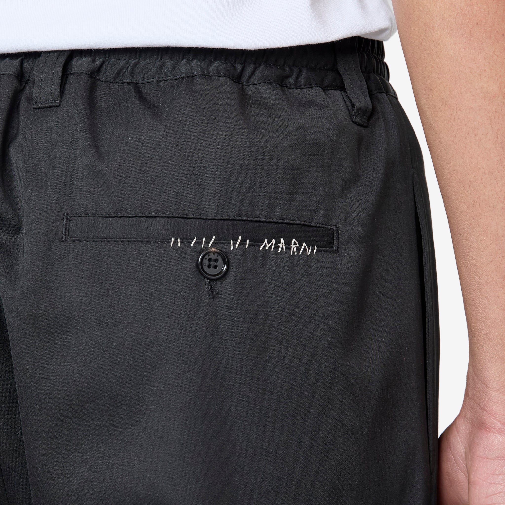 Water-Repellent Trousers Black - Image 4